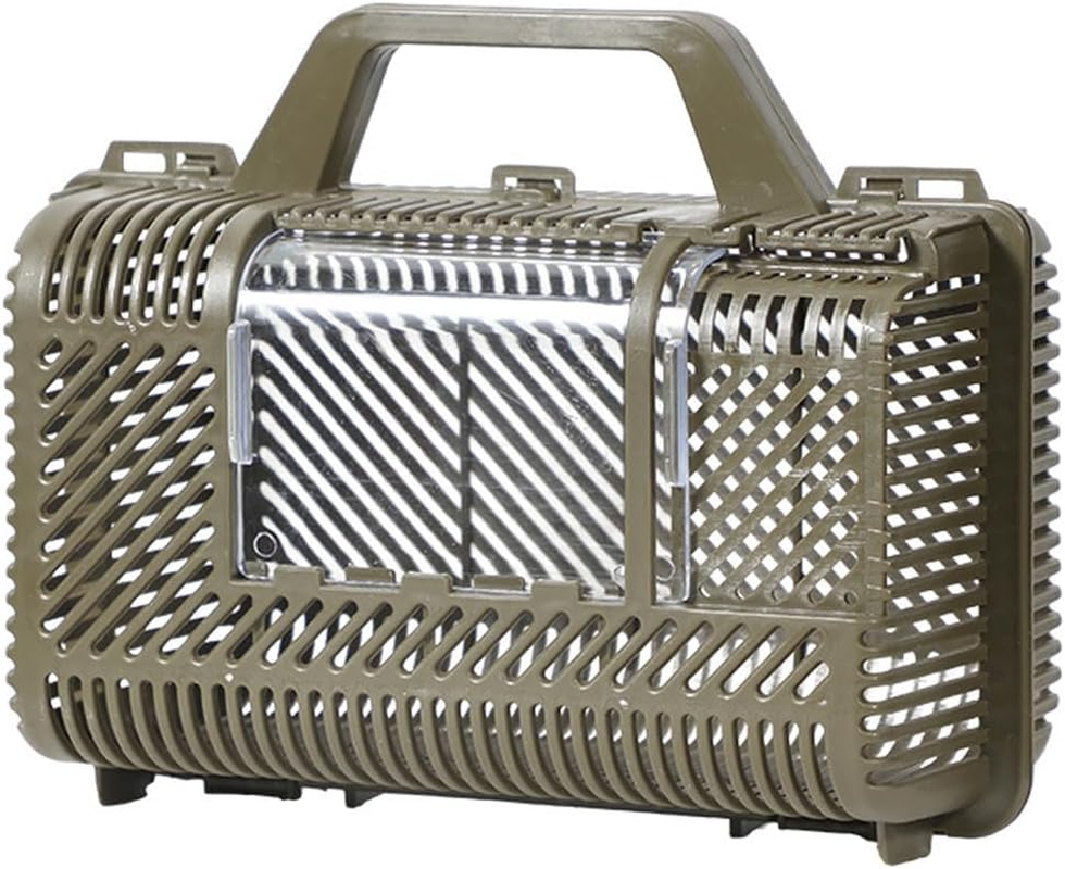 AIMALL Handheld Portable Parrot Travel Cage - Lightweight 96G, 360&deg; Ventilation & Triple Buckle for Small Parrots Budgies Cockatiels Birds