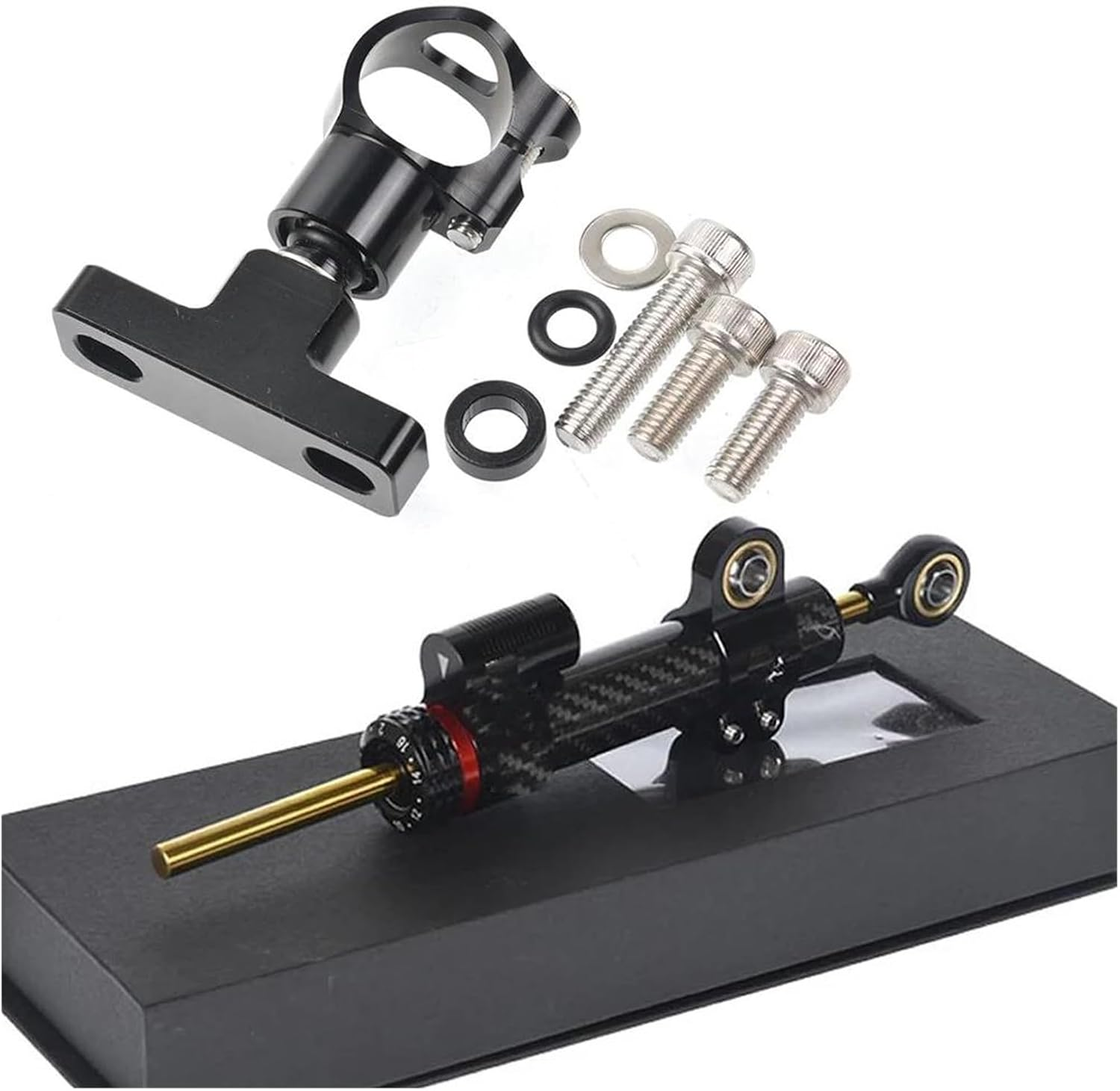 Fit for CFMOTO 800NK 2023 2024 Motorcycle Accessories Directional Damper Shock Absorber Stabilizer Steering Dampers Bracket(B12)