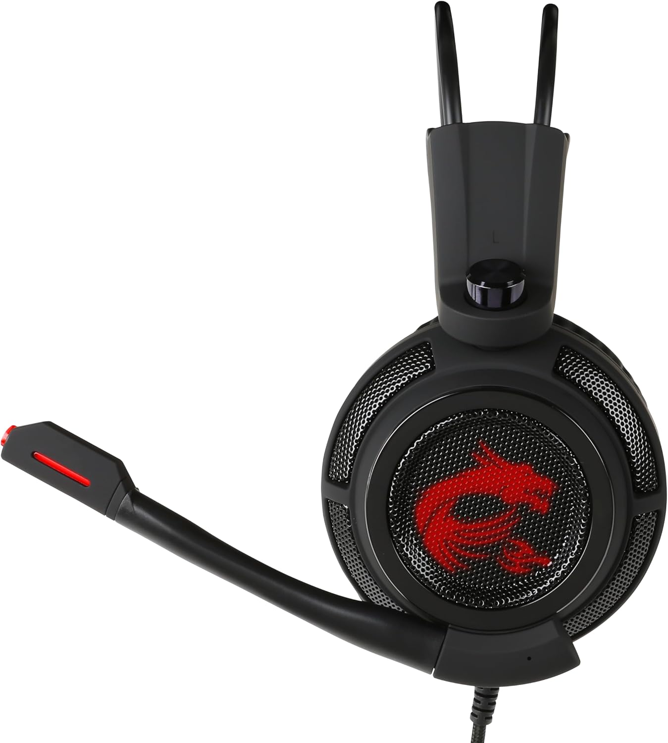 MSI Gaming Headset with Microphone, Enhanced Virtual 7.1 Surround Sound, Intelligent Vibration System (DS502) image number 3