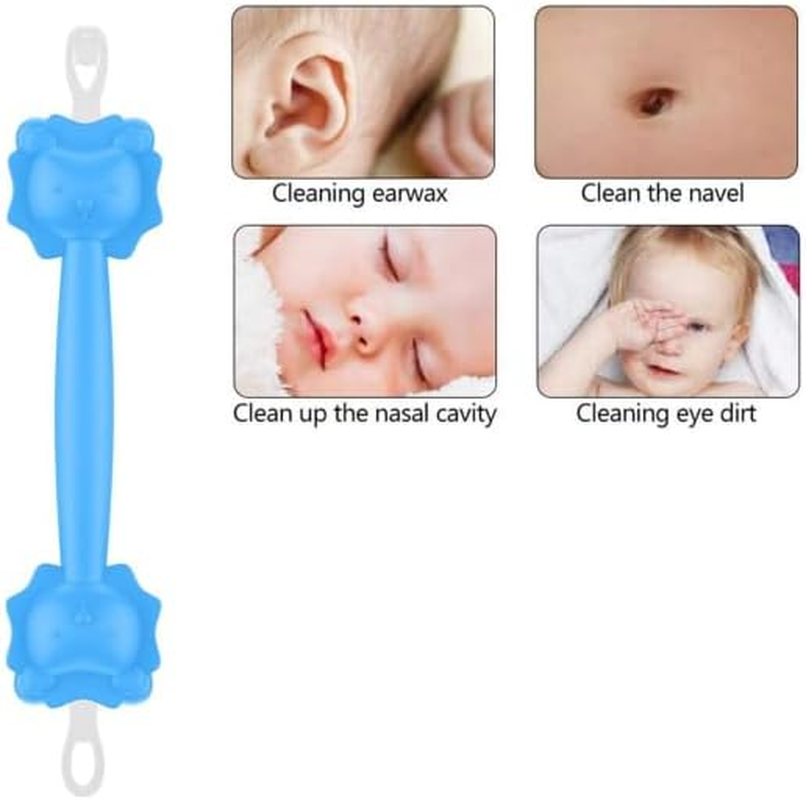 Fokmuaex 4PCS Baby Nasal & Ear Cleaner Set - Safe Booger Remover Tool for Newborns, Infants & Toddlers, Dual-Ended Earwax and Snot Removal Gadget image number 6