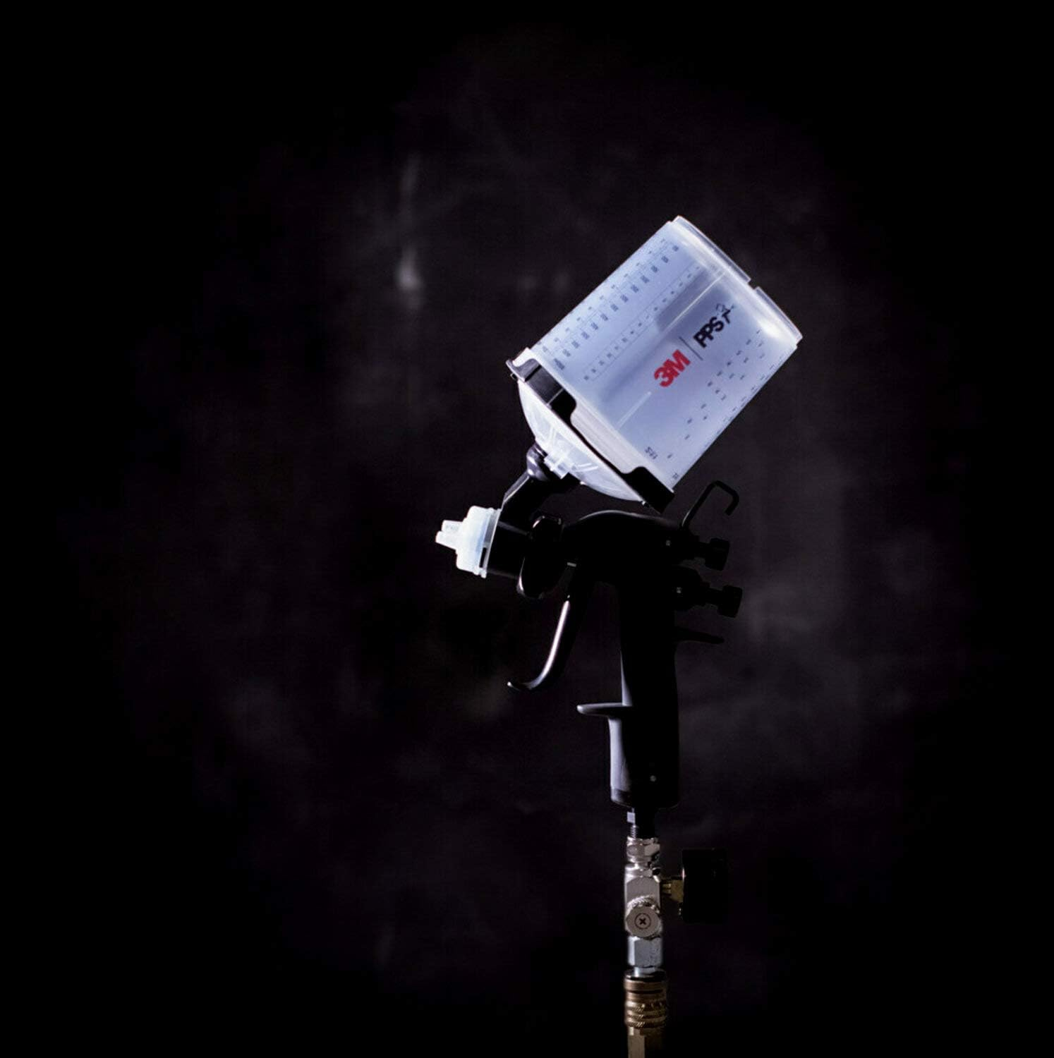 3M Performance Industrial Spray Gun Starter Kit, 26878, Includes PPS Series 2.0 Paint Spray Cup System, 12 Replaceable Nozzles in for Pressure and Gravity Painting, Whip Hose, Air Control image number 6