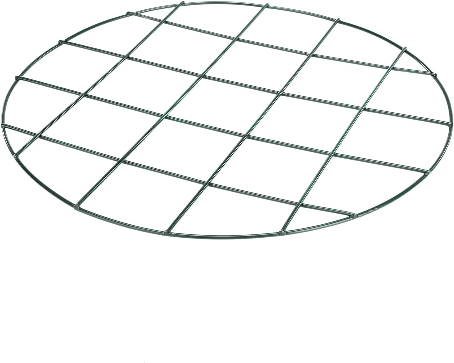 Round Grid Plant Support, Peony Cages Brace Flower Supporter Strawberry Growing Racks Cage Metal Garden Stake Grow through Hoops Heavy Plants Rings for Small Vegetable Fruit image number 1