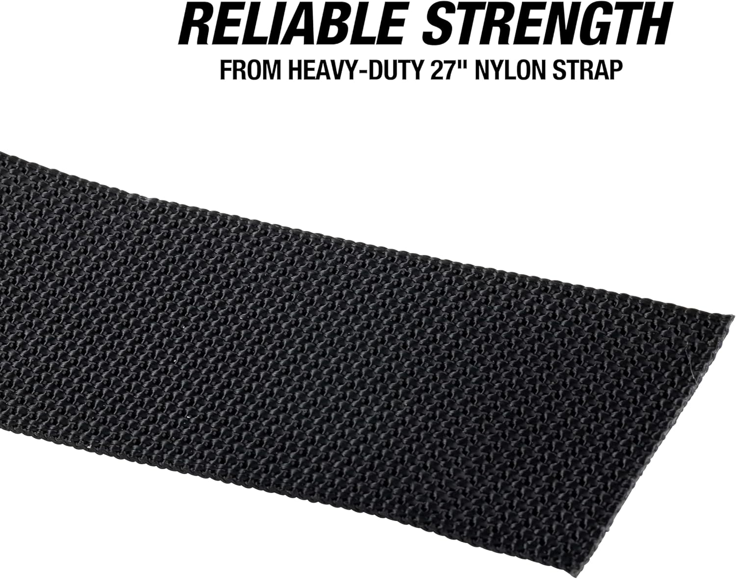 OEMTOOLS 87119 Oil Filter Strap Wrench, Dual Drive Oil Filter Removal Tool, for Filters over 8 Inches, 27" Heavy Duty Nylon Wrench, Compatible with 3/8-Inch and 1/2-Inch Drive Tools image number 1