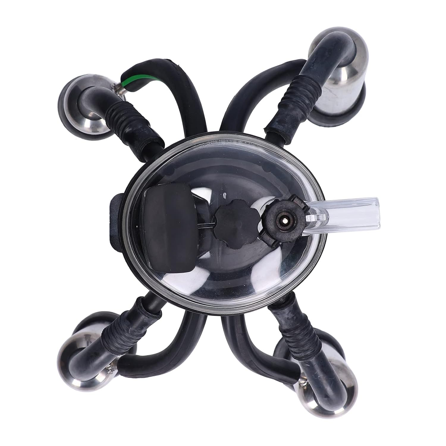 Asixxsix Cow Milking Cluster for Vacuum Pump Milking Machine, Cow Milker Claw Cluster with Silicone Liners, Stainless Steel Shells, Milker Claw Kit, Farm Supplies Accessories For image number 1