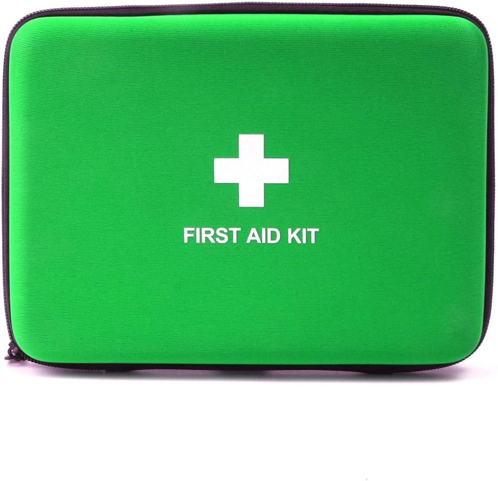 EVA Case Empty First Aid Empty Pouch Hard Case Red Medical Bag for Home Health Emergency First Responder Camping Outdoors Business (Black Bb)