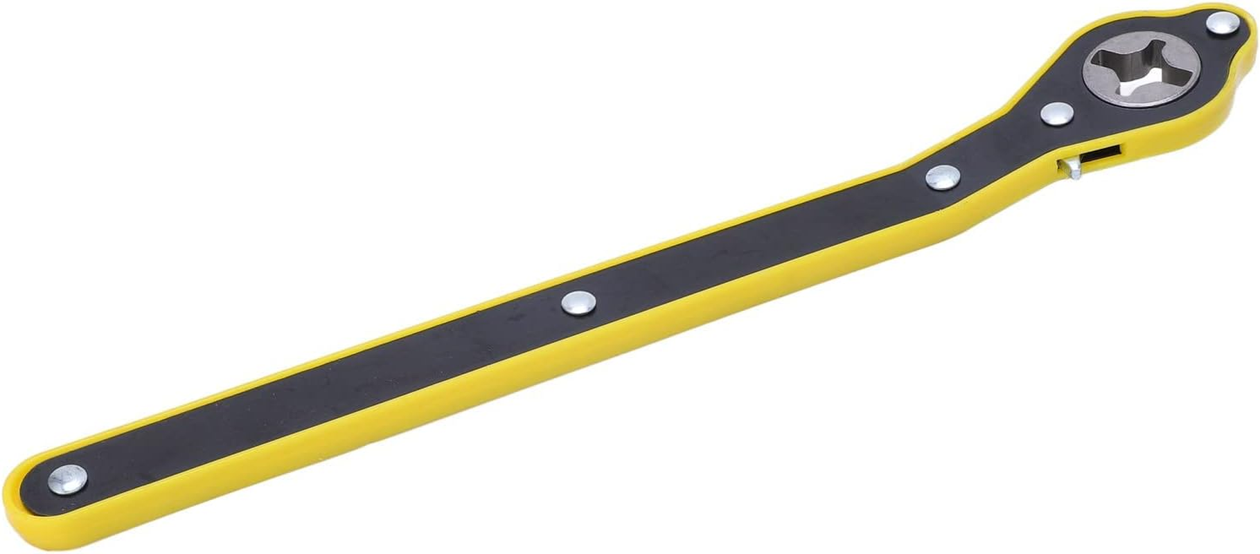 POENVFPO High Carbon Steel Ratchet Wrench for Wheel Tire Removal and Repair - Long Handle Auto Jack Spanner, for Vehicles under 2T image number 4