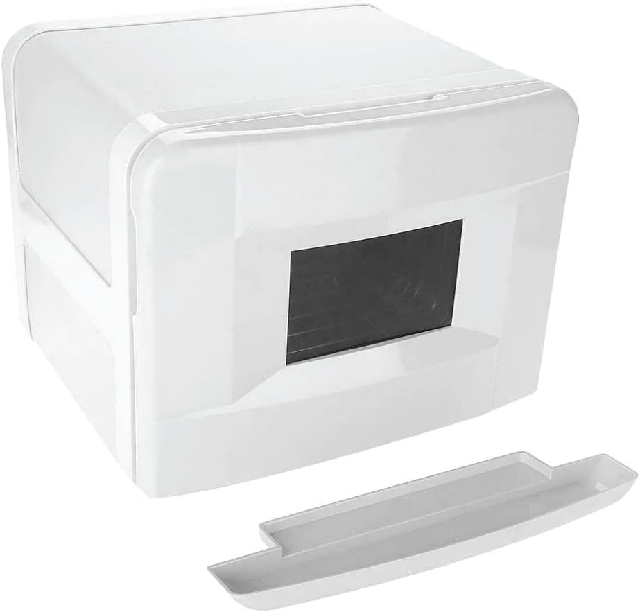 8L White Electric Towel Warmer UV Steriliser Cabinet Small Hot Heater Sanitiser