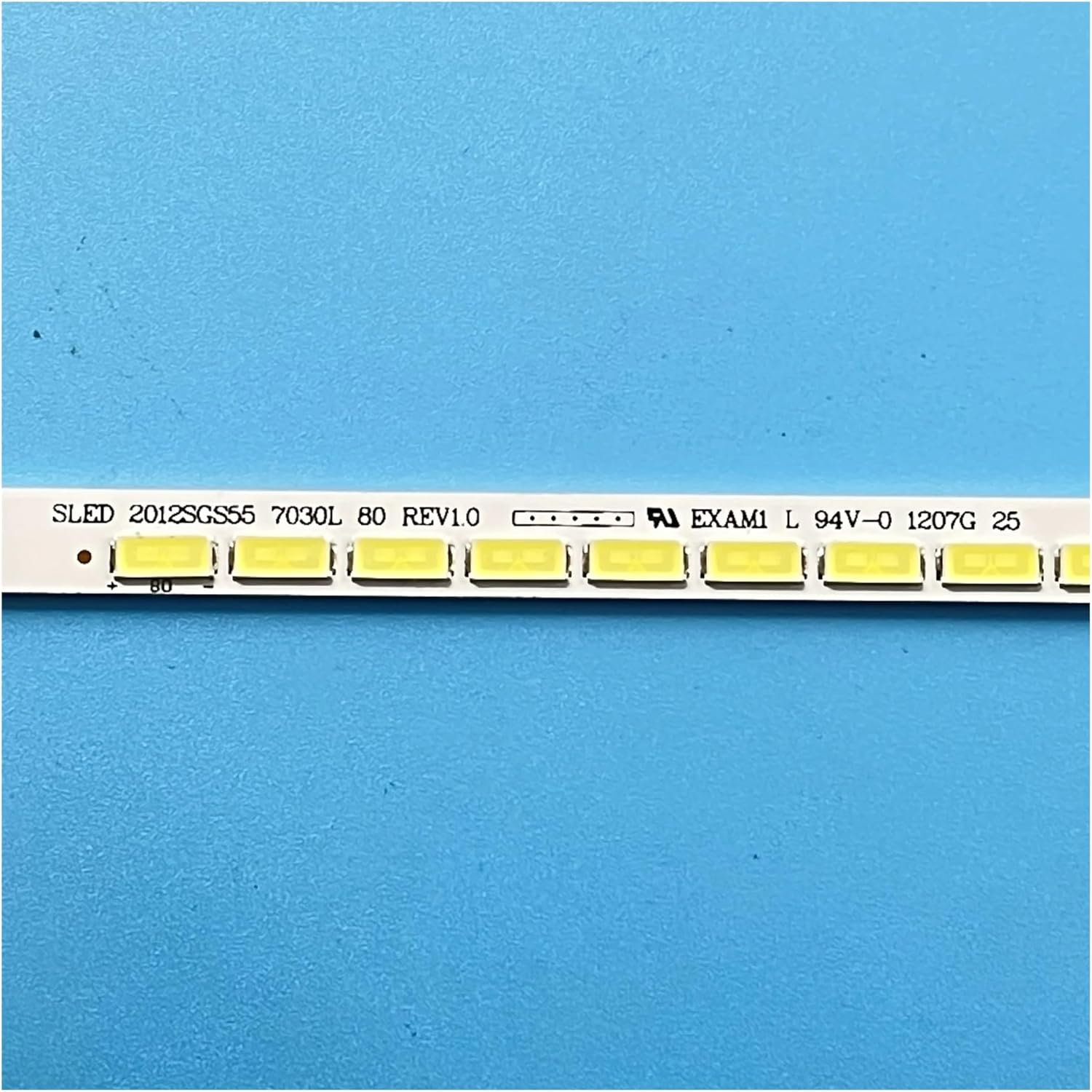 LED for 55PFL5527K/12 55PFL5527T/12 55PFL5537H/12 Backlight Strips Band Rulers SLED 2012SGS55 7030L 80 REV1.0 (Color : 5Pcs) - 1Pcs image number 2