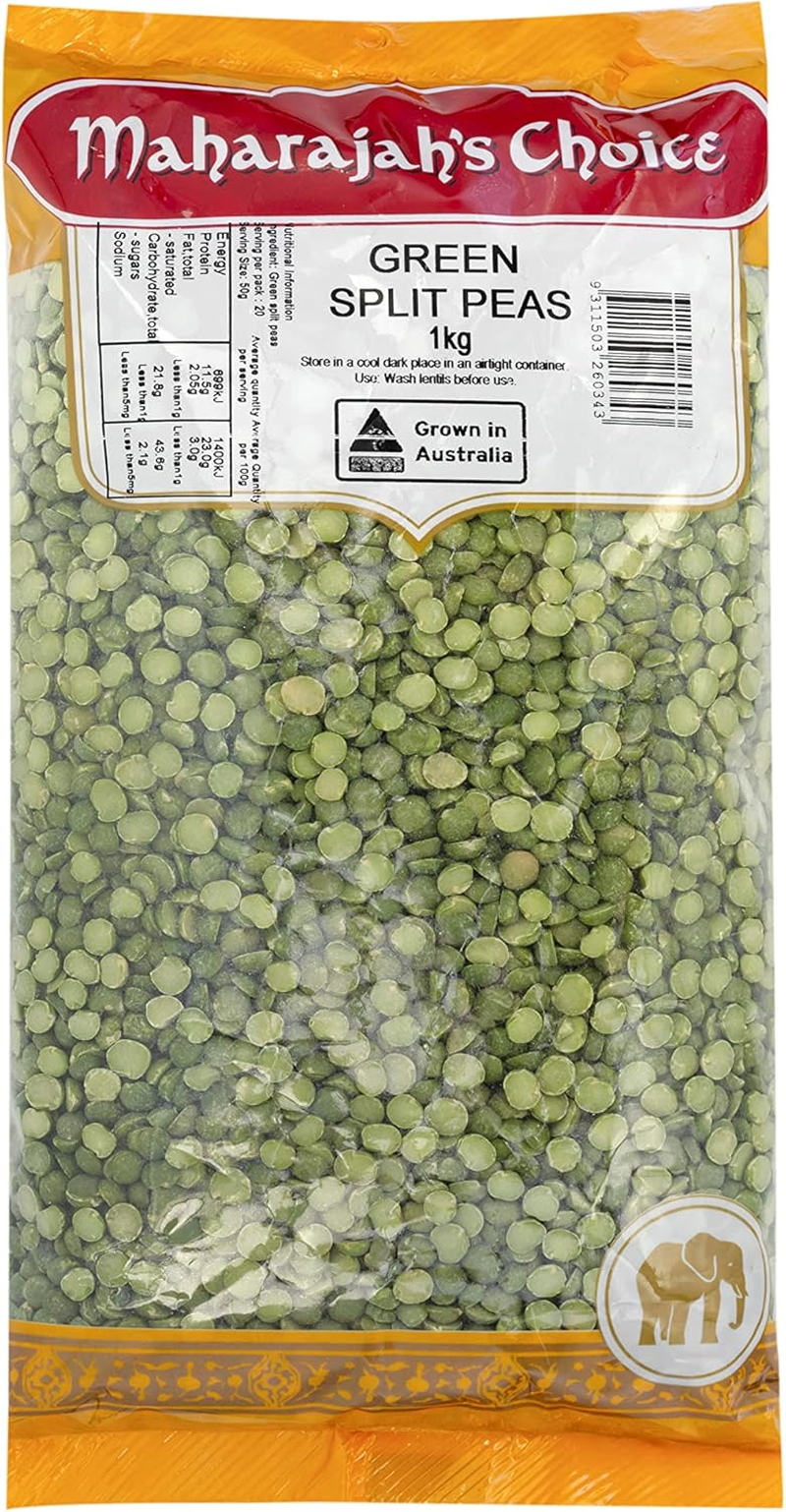 Maharajah'S Choice Green Split Peas, 1 Kg