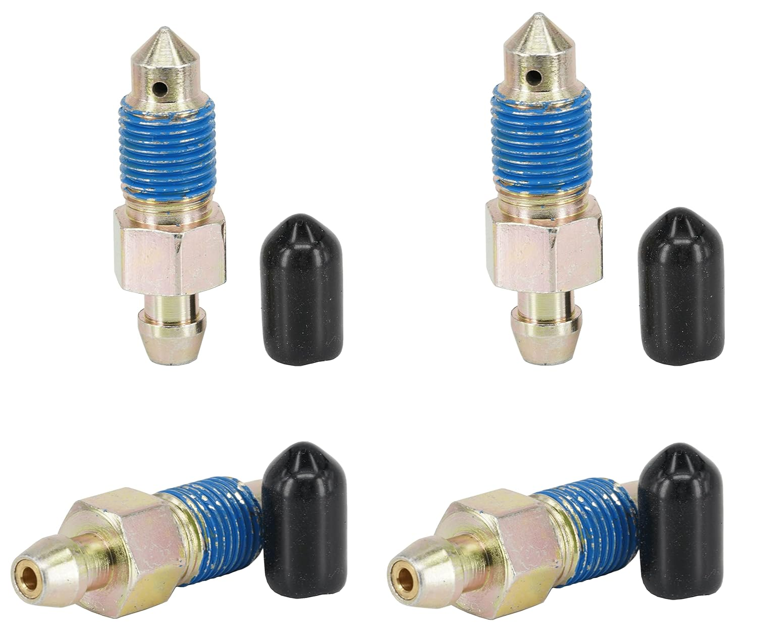 Dsnaduo 4-Piece Speed Bleeder Kit with Dust Caps - M10X1.0-35.4Mm, H9410-4, 107392, 639560 image number 6