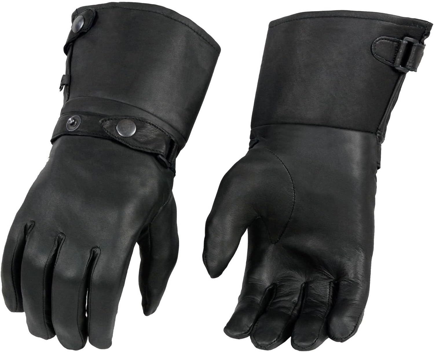 Shaf International Men'S Long Gauntlet Glove (Black, Small) image number 2
