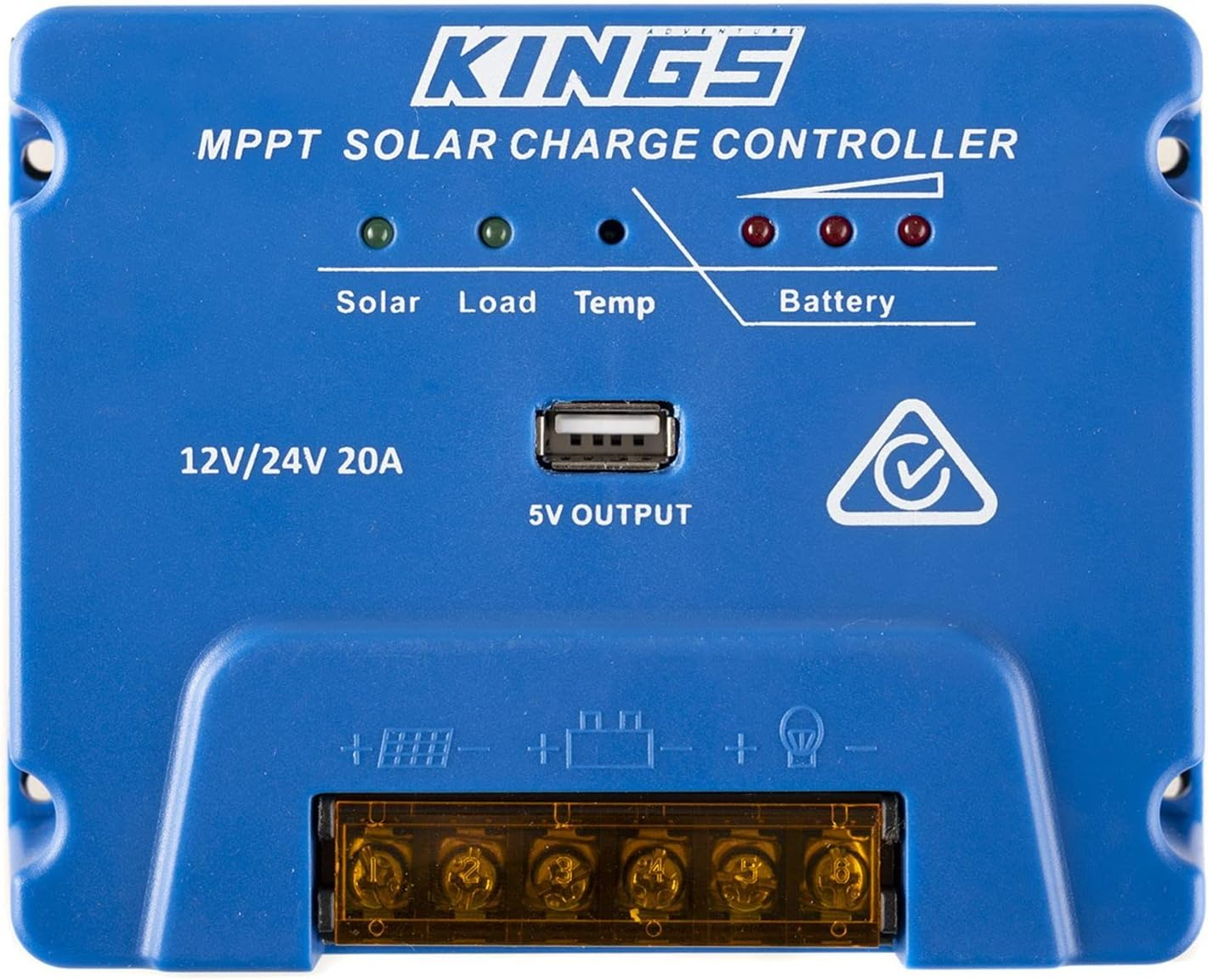 Adventure Kings MPPT Regulator 20A Charging + 6M Lead for Solar Panel Extension image number 4