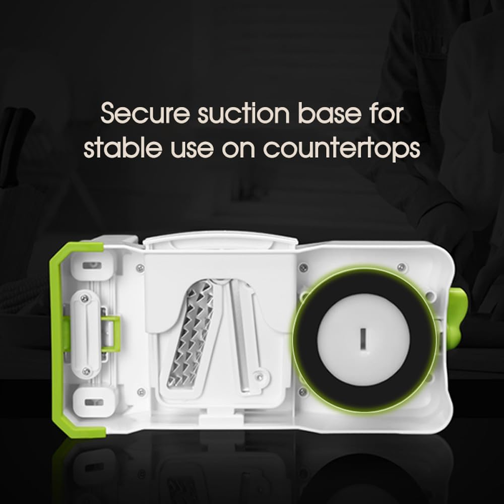 Leona Co Manual Spiral Vegetable Slicer with 5 Blades &ndash; Zoodle Maker, Handheld Spiralizer for Zucchini, Carrots, Cucumbers & More image number 5