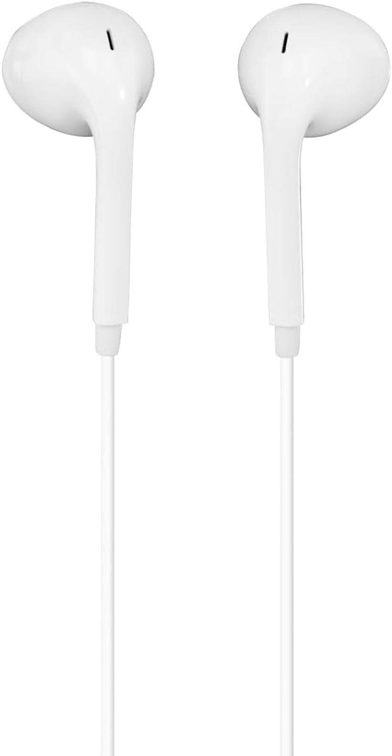 Hama, Glow II Headphones, Earbuds, Microphone, Lightning, White