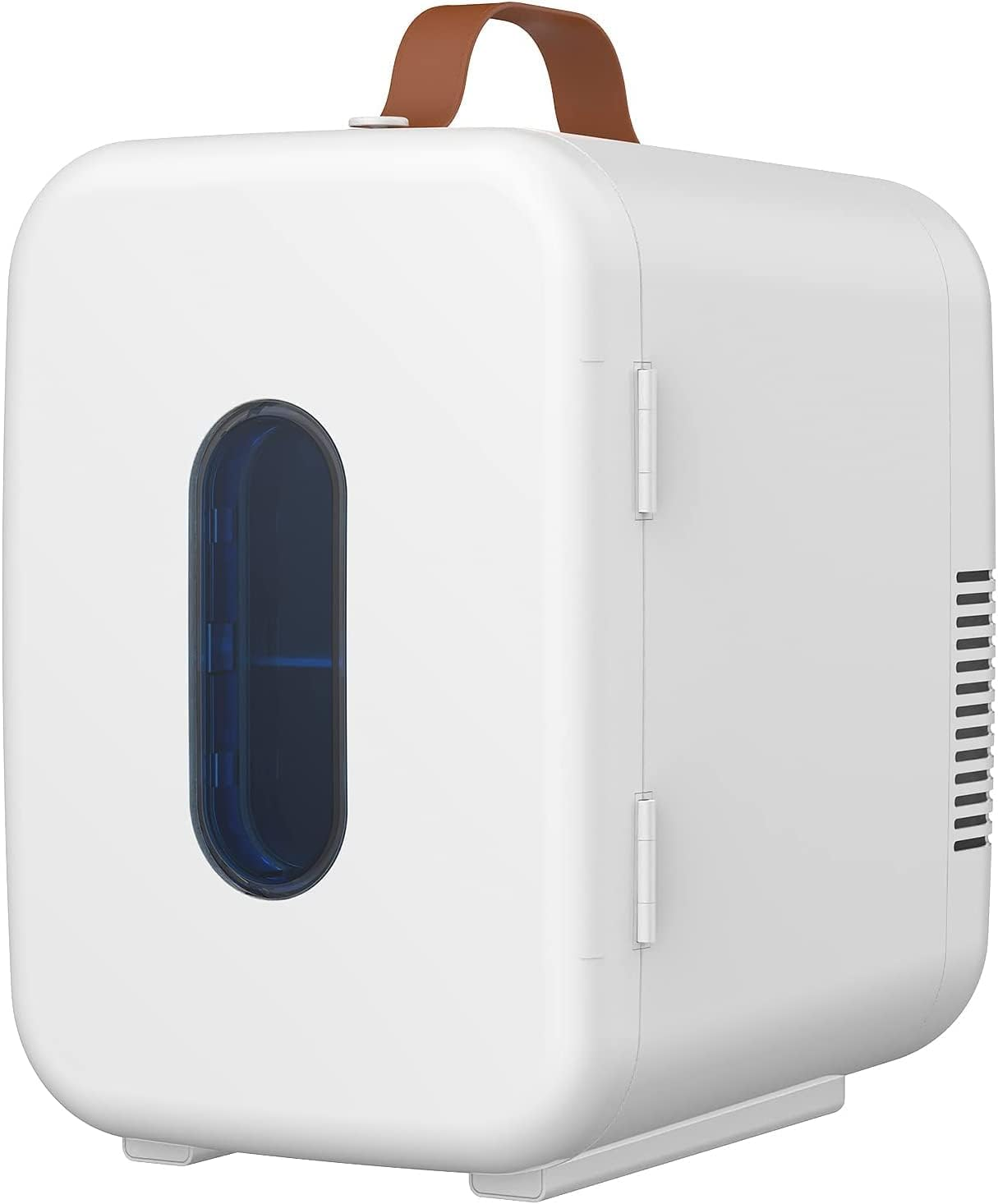 10L Portable Mini Fridge, Compact Car Refrigerator, Skincare Cosmetic Beauty Makeup Personal Fridge, White image number 4