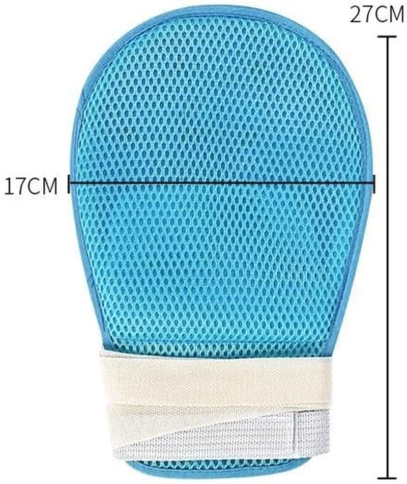 Hand Restraint Gloves, Mesh Fabric anti Scratch Bed Restraint Breathable Restraint Gloves for the Elderly, anti Scratch Adult Fixed Restraint Strap