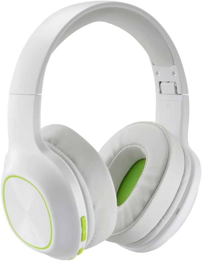 Hama Spirit Calypso II Over-Ear Wireless Headphones with 60 Hours Battery, Extra Bass, Multipoint Connection, Voice Assistant Compatibility, Foldable, White image number 1