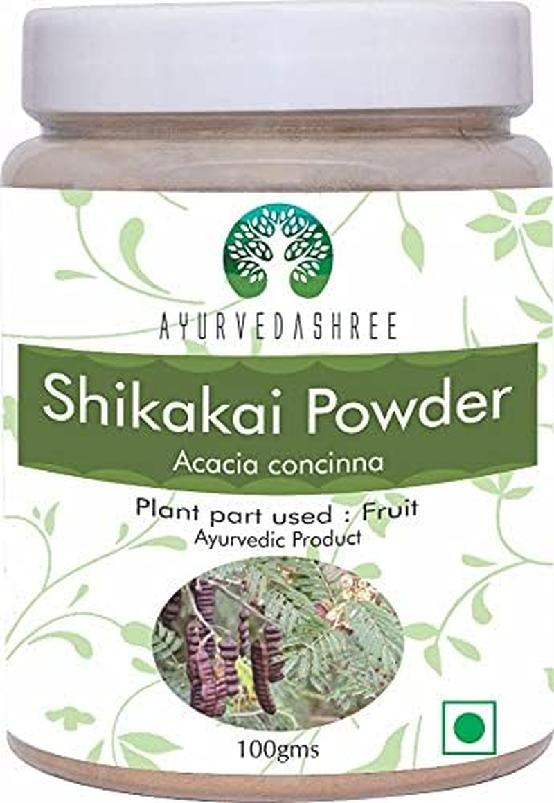 AYURVEDASHREE Shikakai Powder 100 Gm Acacia Concinna Fruit Pods Powder Natural Hair Cleanser & Conditioner Vegan Non Gmo Vegan image number 6