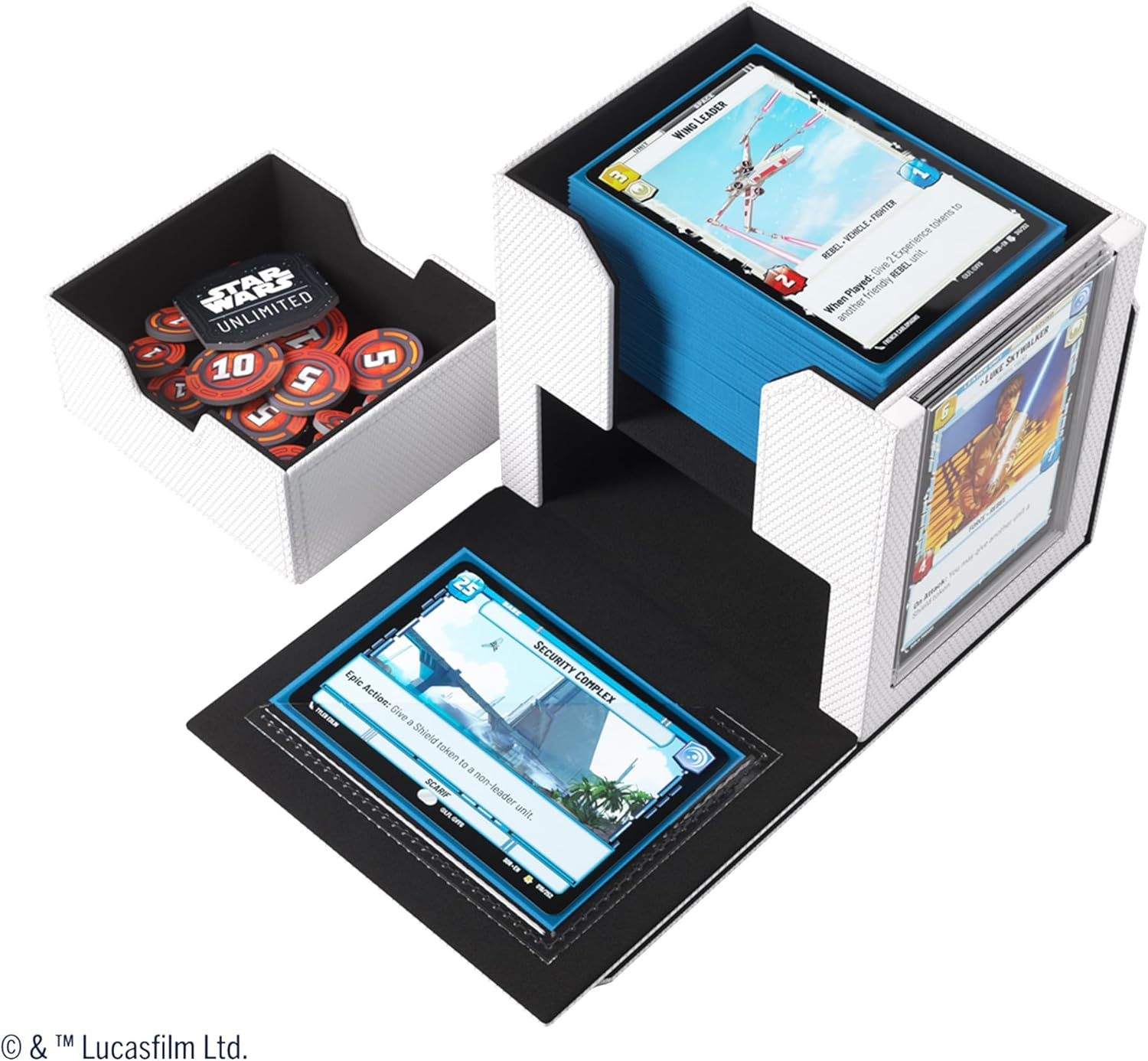 Gamegenic Star Wars Unlimited Deck Pod - White/Black