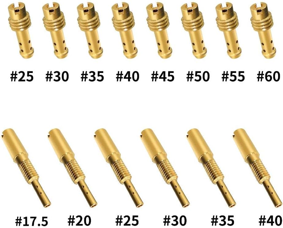 Strongthium 42 Pcs Carburetor Jet Kit for Mikuni Main & Pilot Slow Jet N100.604 VM28/486 VM4/042 VM22/210 image number 2