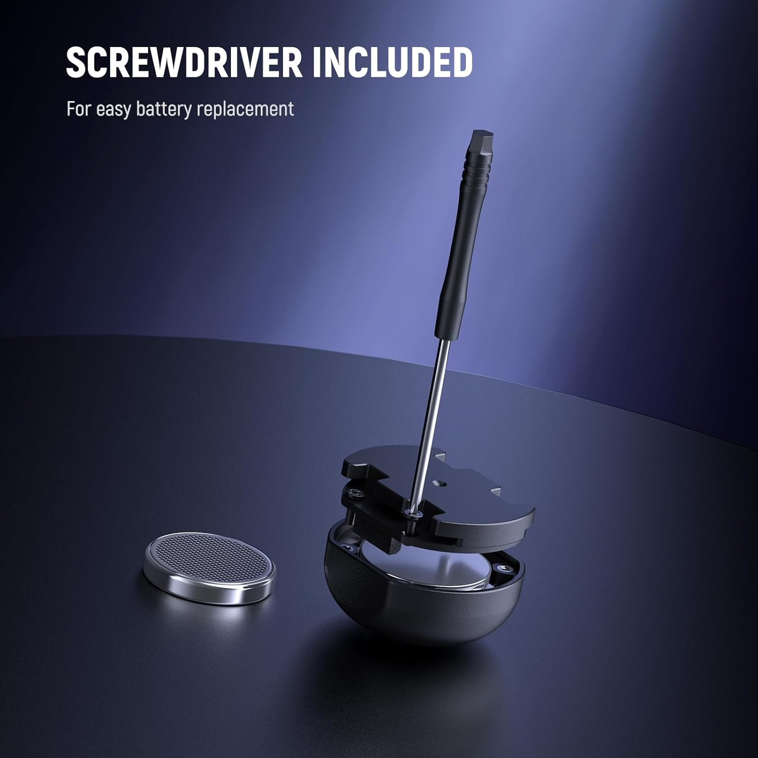 NEEWER Cold Shoe Cover for PA045E Bluetooth Shutter Side Handle Grip (2 Pack), ABS + PC Cold Shoe Protector with CR2032 Replacement Coin Battery and Phillips Screwdriver, RT005E image number 3