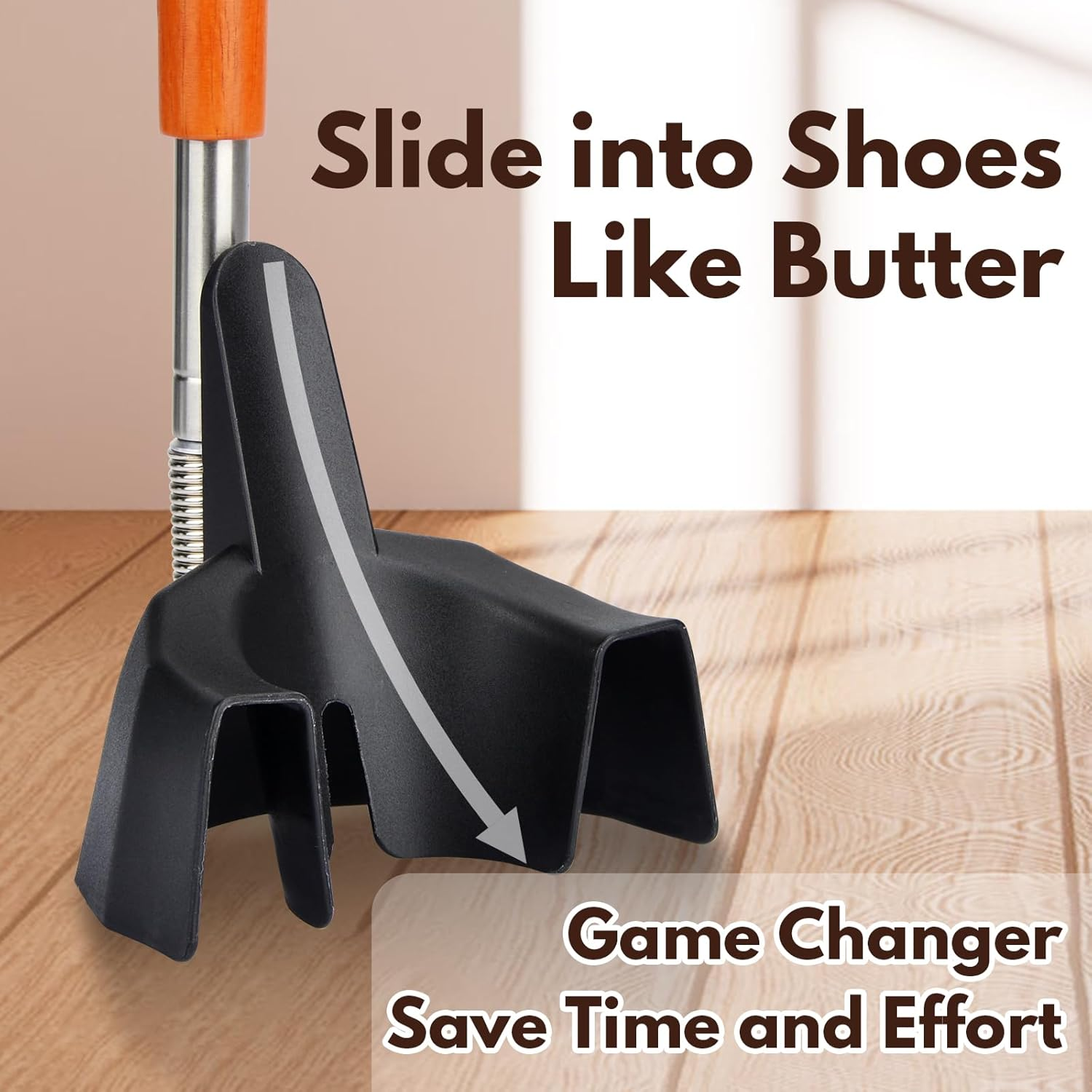 Healvlauefit 31' Shoe Horn Long Handle for Seniors, Extended Foot Shoe Funnel, Shoe Assist Device for Sneakers, Soft Shoes