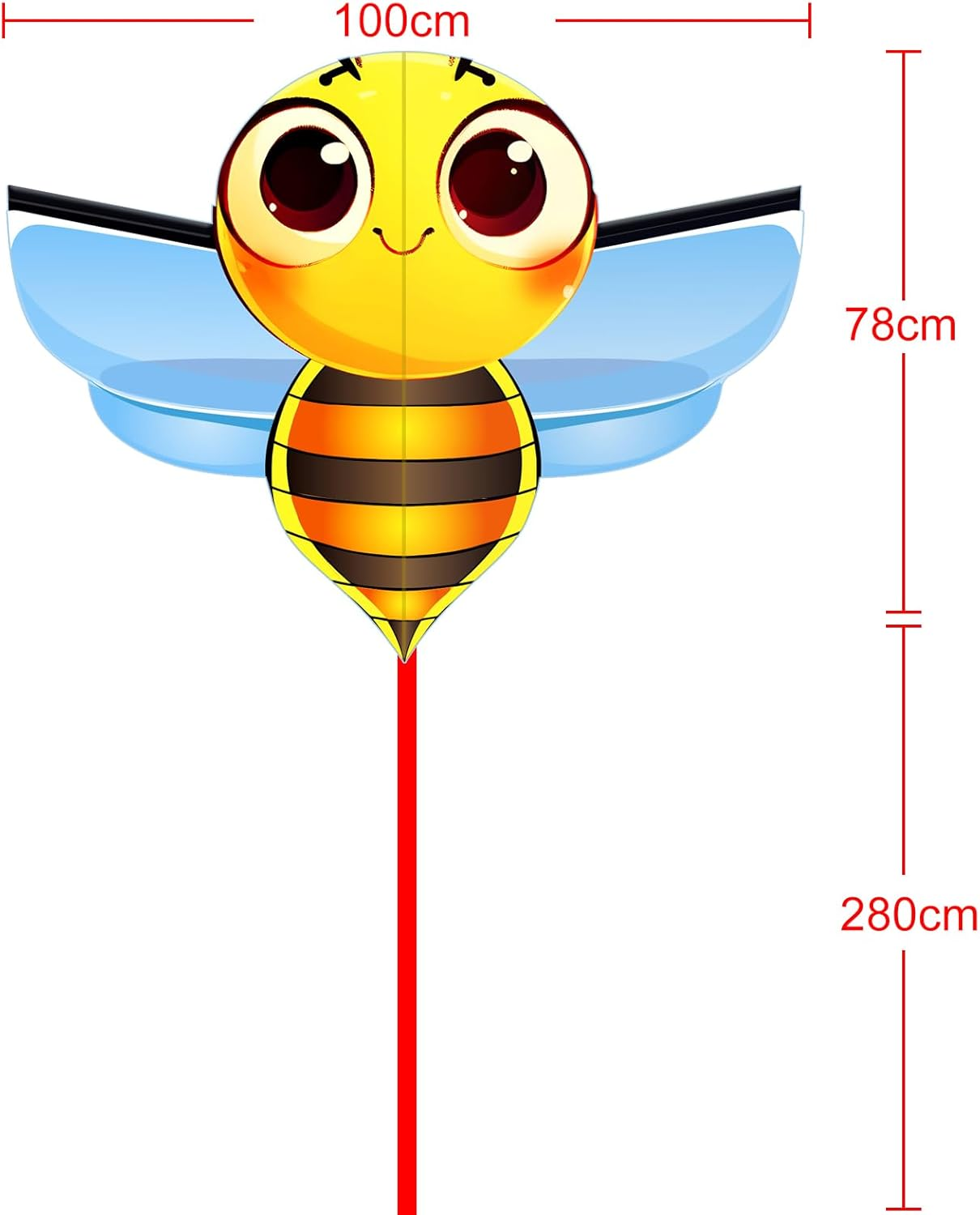 Touch the Sky Cartoon Animal Dragon for Children and Adults, Easy to Fly, Unique Structure Design, Excellent Outdoor Games and Activity Toys. Suitable for Beginners image number 2