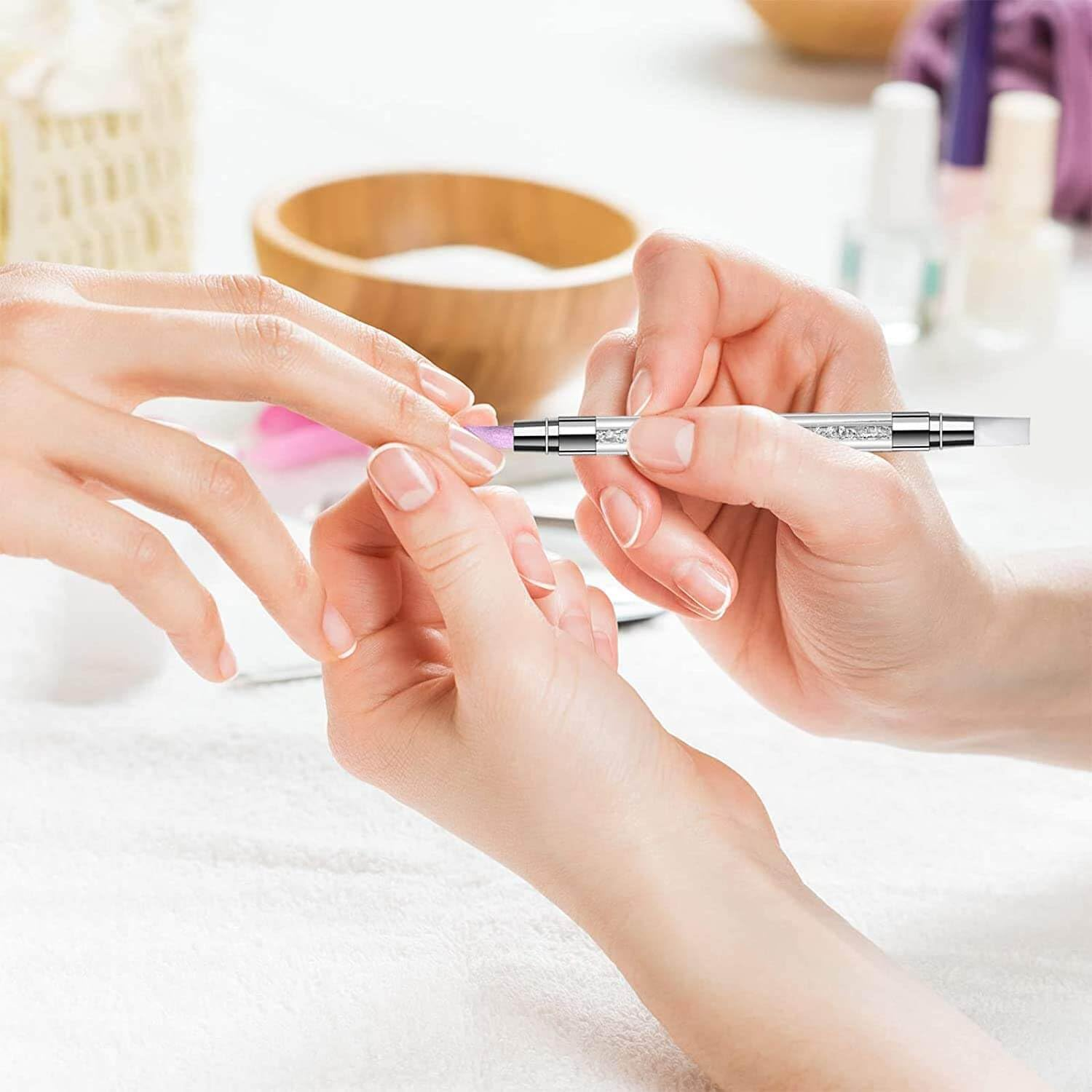 NOOVES Nails Quartz Dual Stick - Quartz Tip and Rubber, Multicoloured, One Size