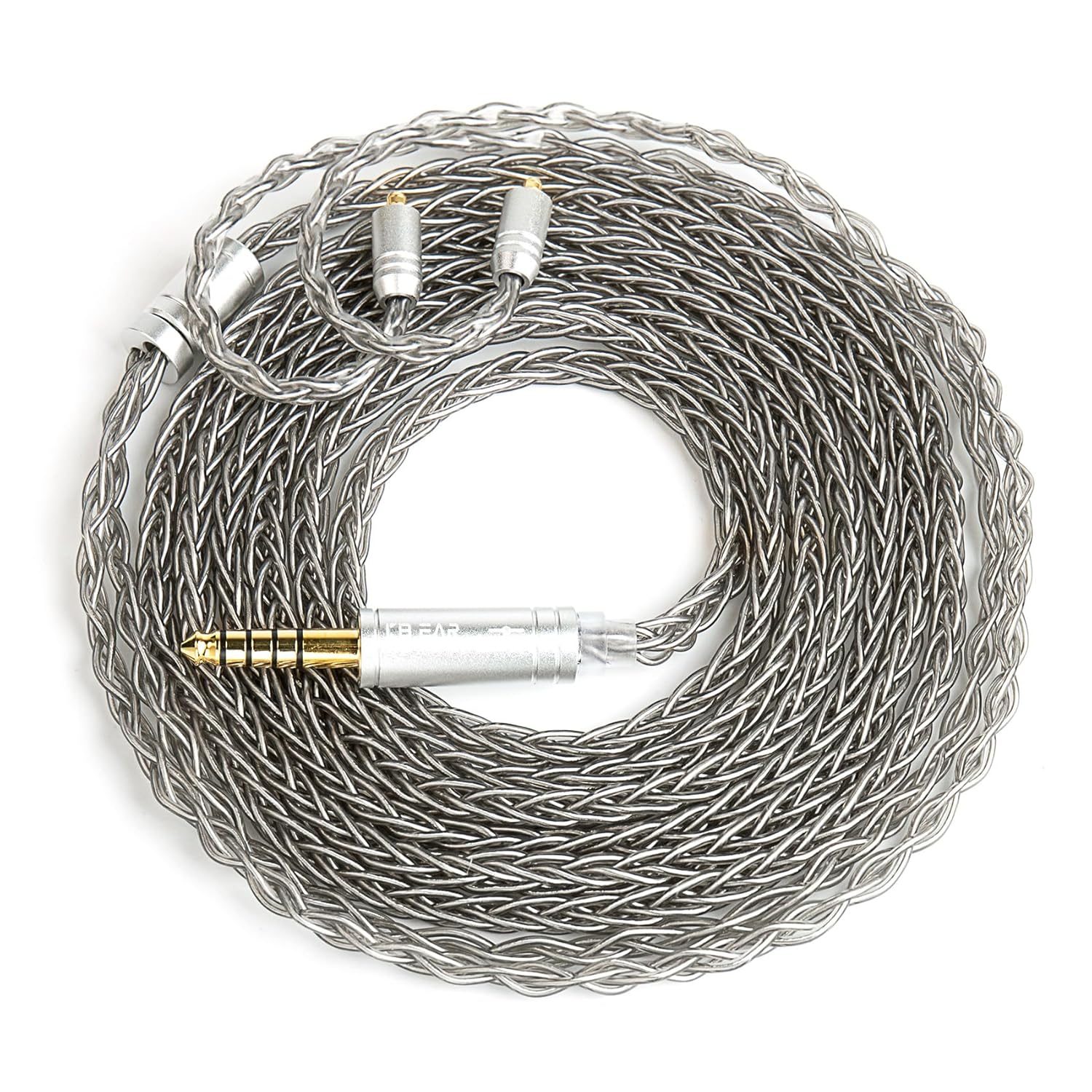 YINYOO 2 Meter Length IEM Cable, 2 Pin in Ear Monitor Cable, KBEAR ST12 plus Replacement IEM Extension Cable for Kz Zs10 Pro, Zsn Pro X, Castor, Edx Pro, Zs12 Pro X (Cpins-3.5Mm Plug, Black Blue)