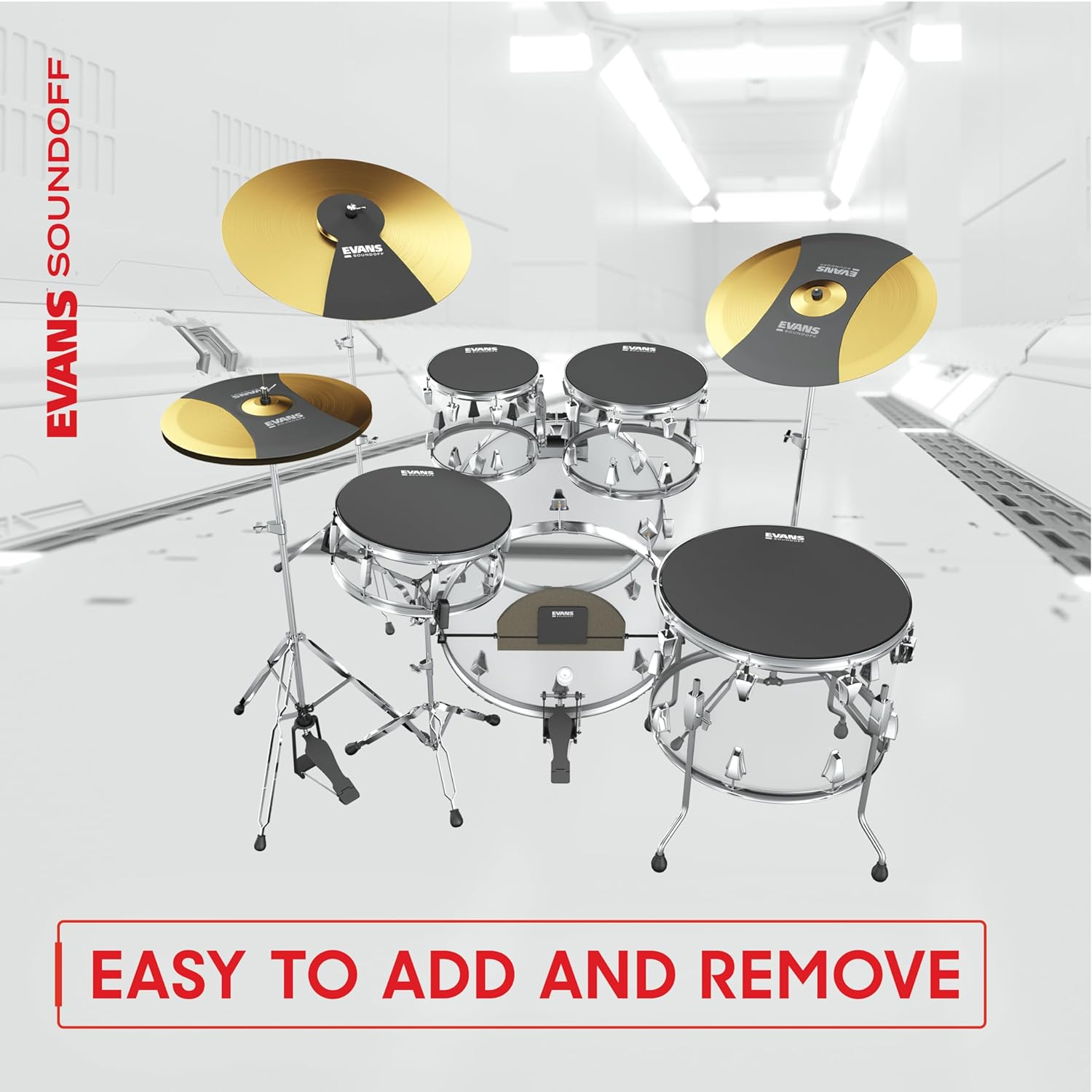 Soundoff by Evans Drum Mute, 16 Inch image number 1