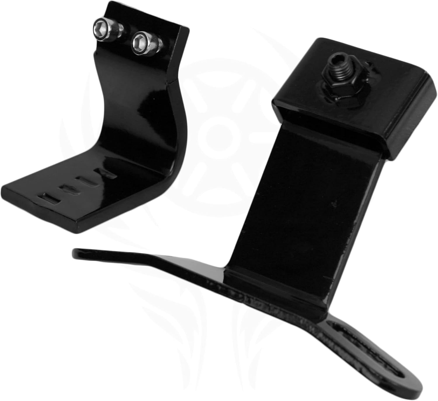 Adjustable Driver Rider Backrest Quick Release for Harley Softail Models Fatboy Heritage 2018-2024 Gloss Black image number 4