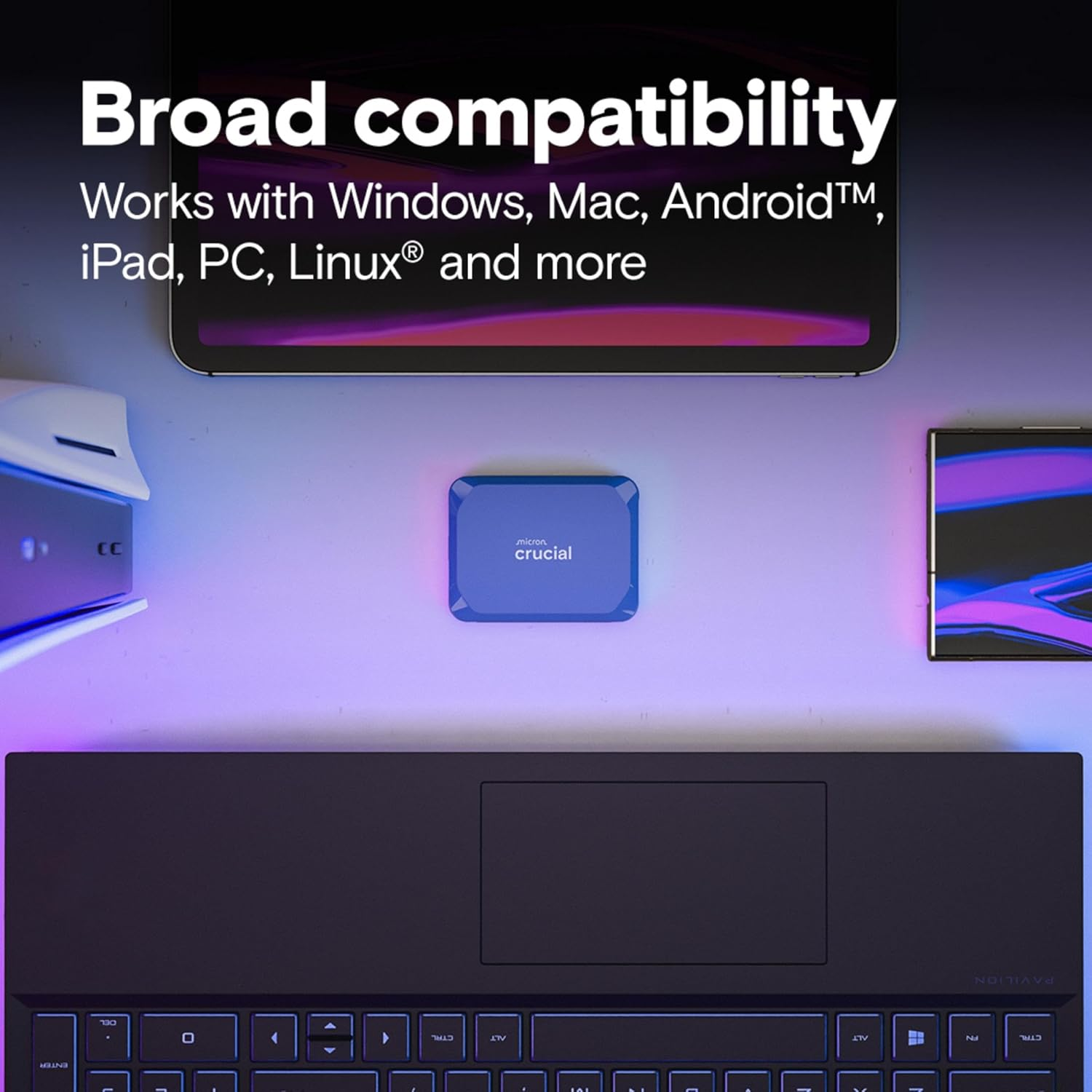 Crucial X10 4TB Portable SSD image number 2