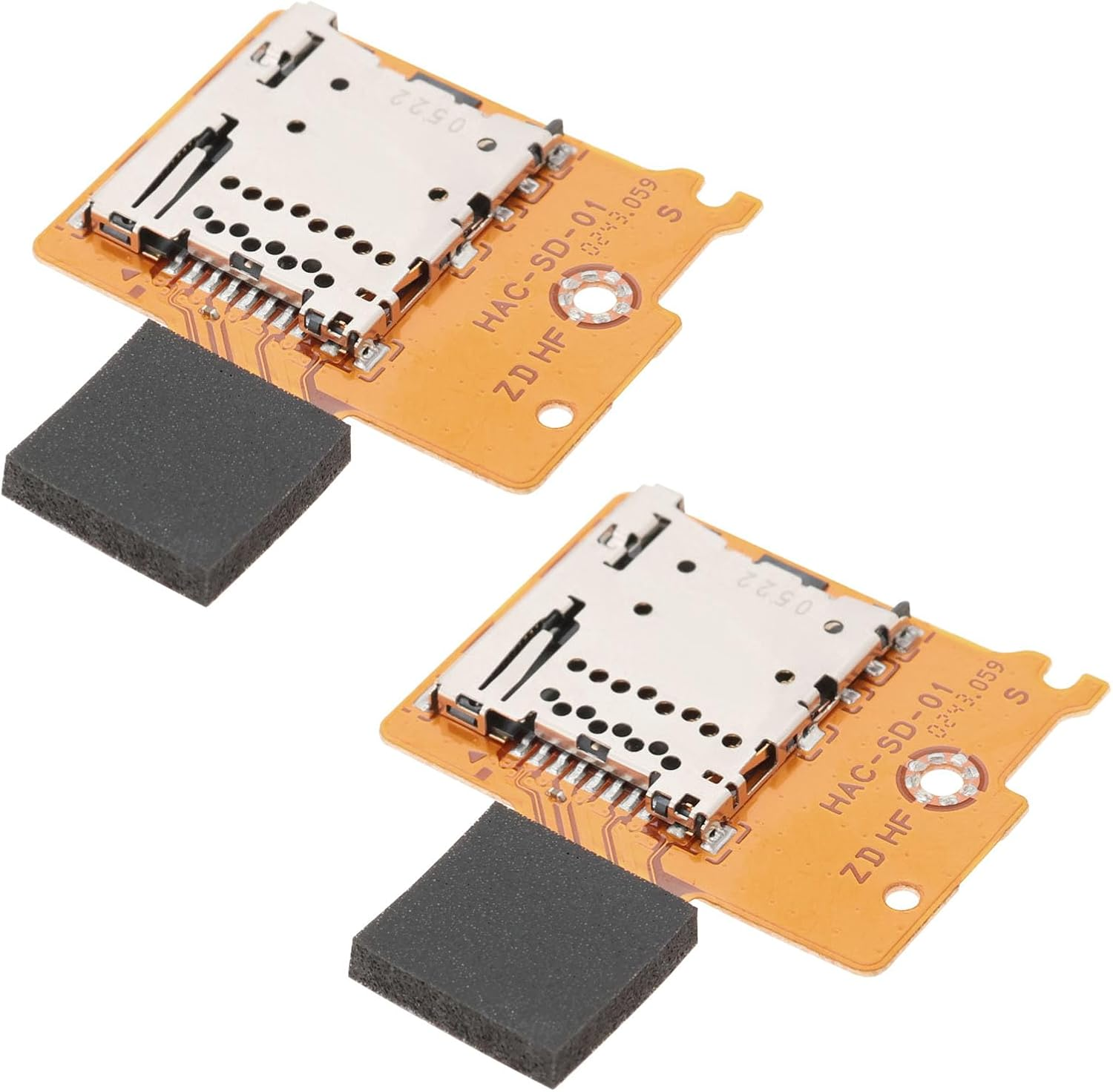 Emsea 2PCS TF SD Card Slot Socket Reader SD Card Reader Board TF SD Card Slot Replacement Repair Part Compatible with Nintendo Switch Memory Card image number 2