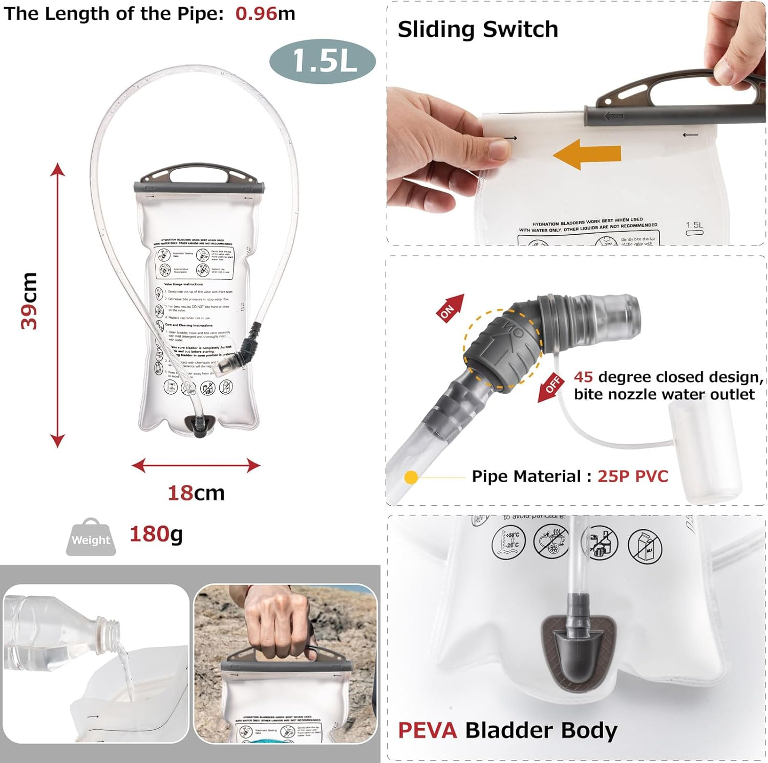 AQIIGOSE Running Hydration Vest, Lightweight Hydration Backpack for Women Men Jogging Trail Race Marathon Cycling Hiking Climbing Camping image number 1
