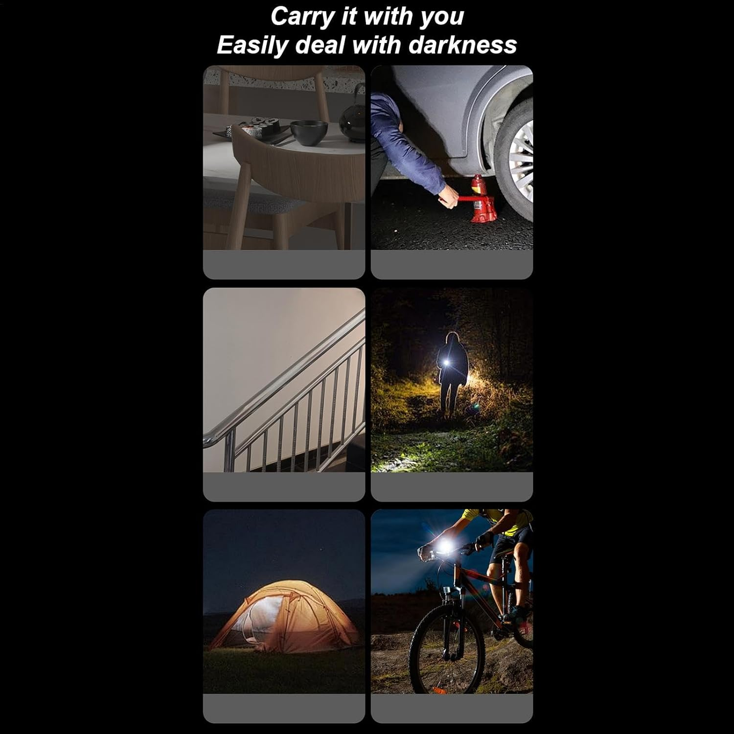 Small LED Flashlights &ndash; Super Bright Pocket Torch, Small Handheld Light | Super Bright, Water-Resistant Flashlight for Camping, Hiking, Emergencys Kit, Outdoor Gear, Compact Torch image number 2