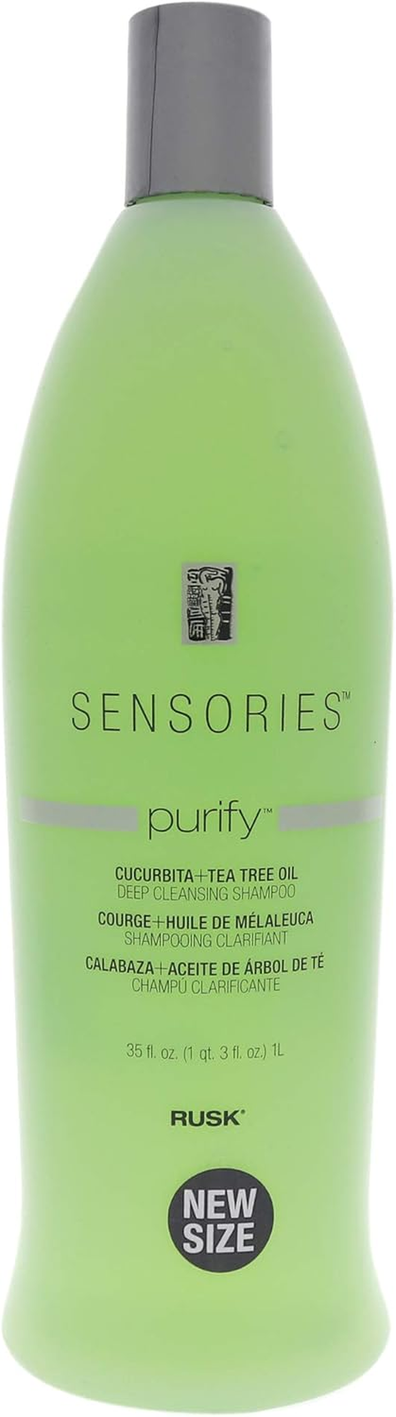 Sensories Purify Cucurbita Tea Tree Oil Shampoo by Rusk for Unisex - 35 Oz Shampoo image number 1