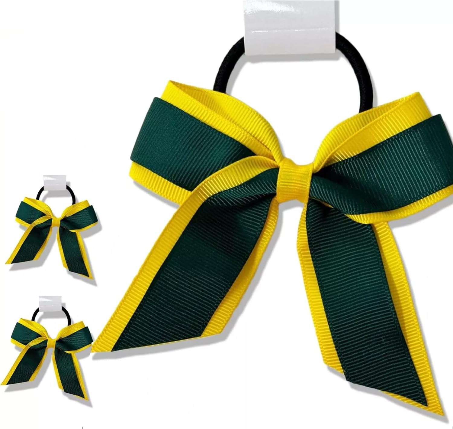 2Pk Bow Hair Ties Hair Accessories Bows School Party Girls Olympics image number 1