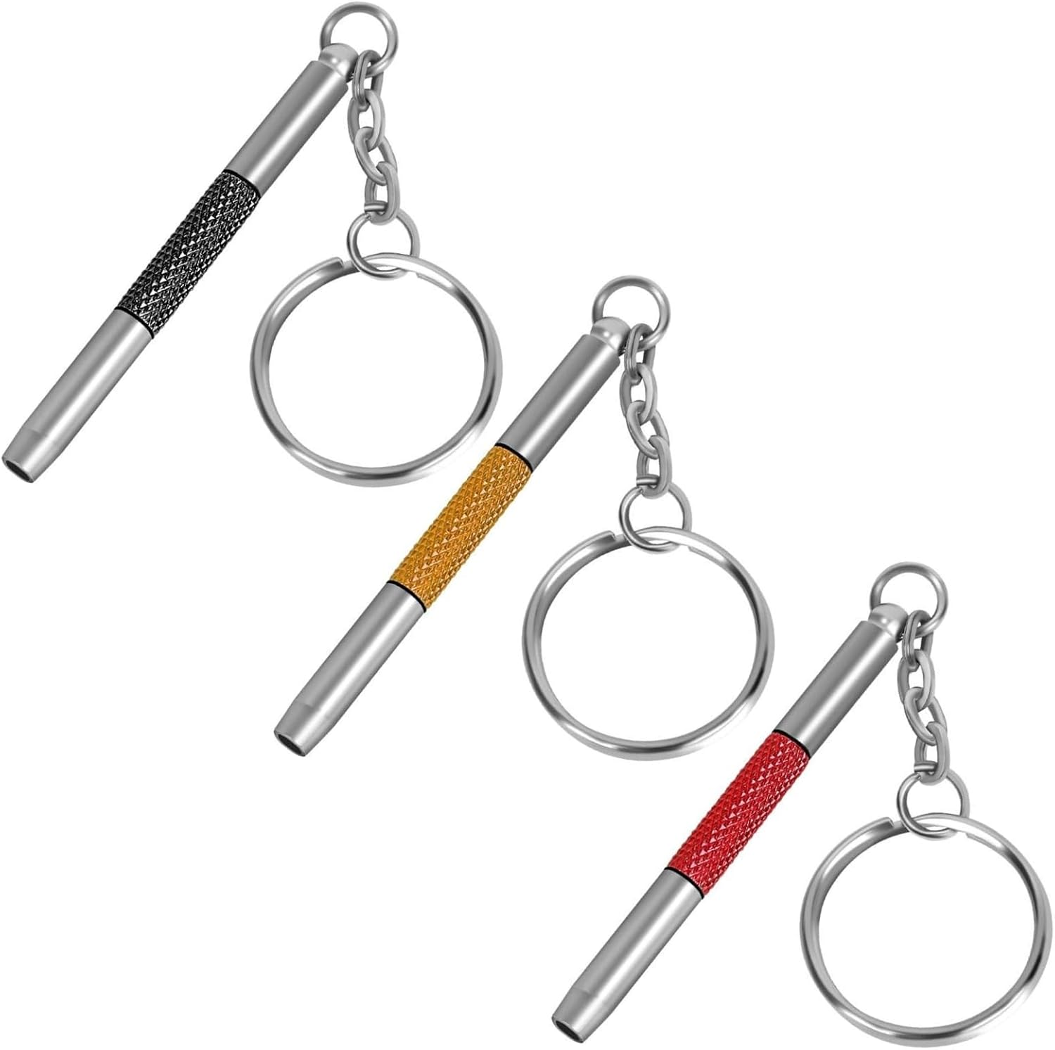 UNEAK - Eyeglass Screwdriver Repair Kit Red Precision 3 in 1 Mini Screwdrivers Set Keychain Glasses, Sunglasses, Sunglass, Watch, Electronics, Eyeglasses, Flat Head, Phillips, Hex