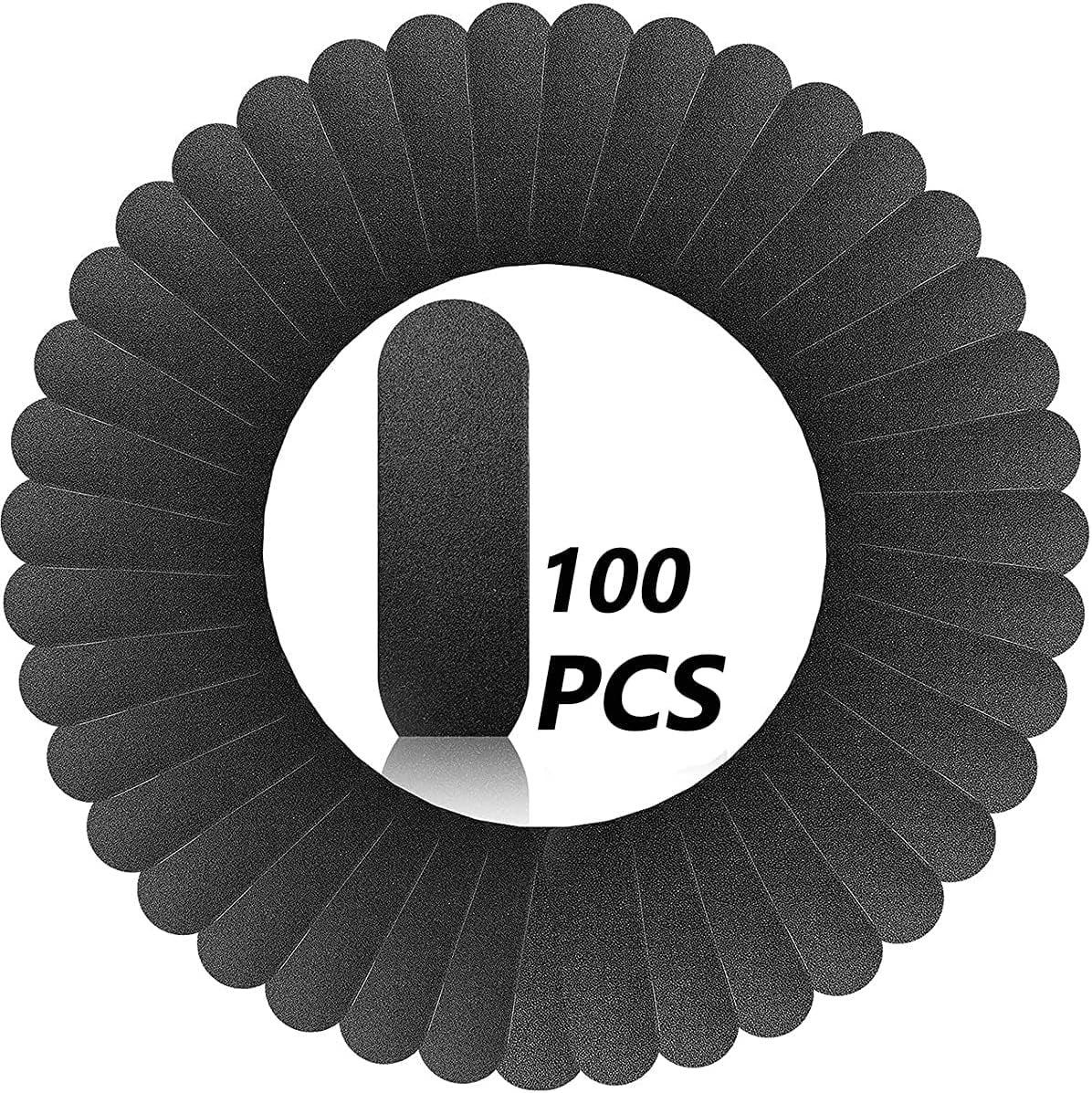 EBANKU 100Pcs Foot Files Refills Foot File, Reusable Stainless Steel Cracked Skin Corns Callus Remover, Feet Rasp Pedicure Sandpapers Replacement Pads Easy Feet Scrubber for Bath Pedicure Salon image number 5