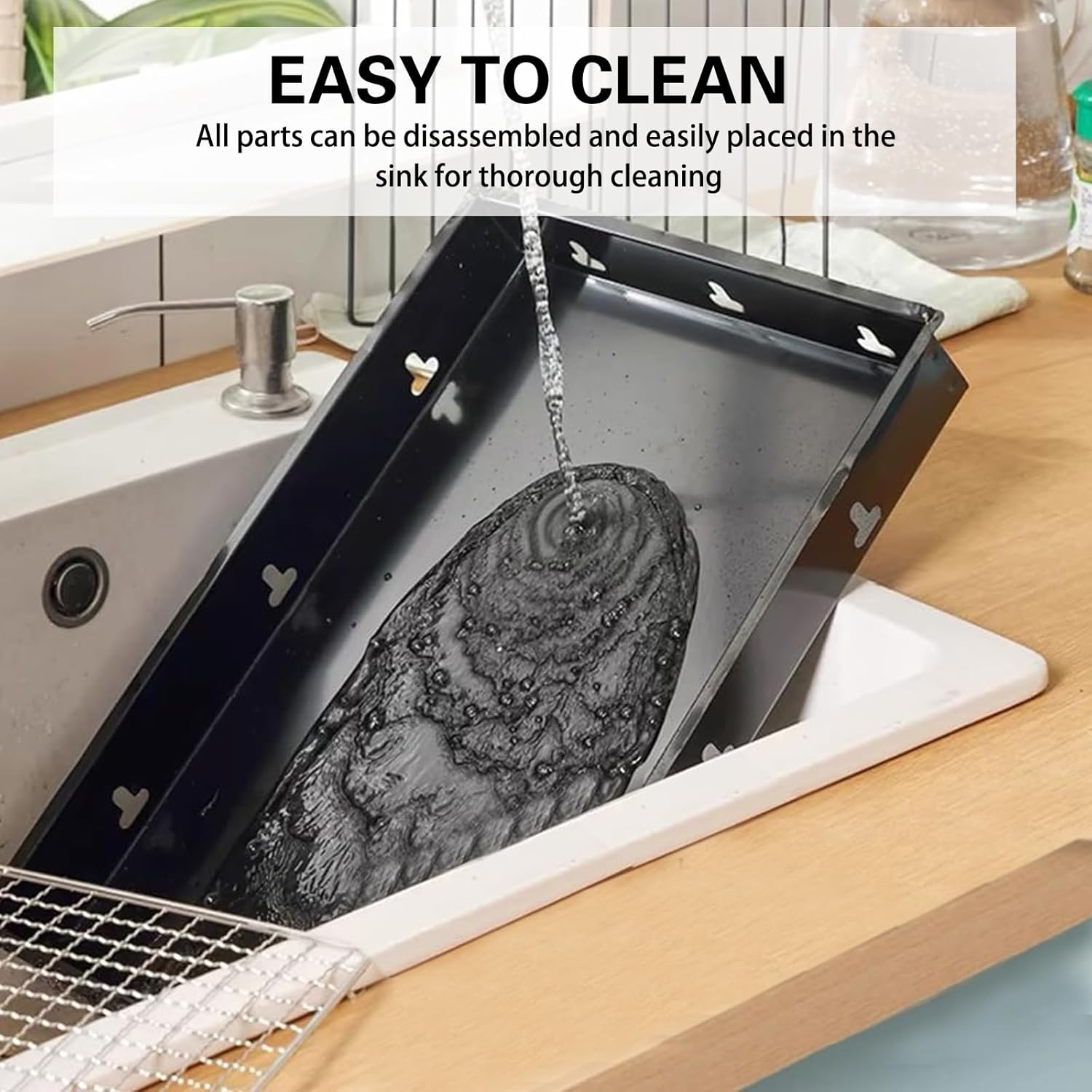 Barbecue Grill, Folding BBQ Tabletop Grill, Portable Barbecue Charcoal Grill, BBQ Tool Kits for Outdoor Grilling Cooking Camping Hiking Picnics Tailgating Backpacking Party image number 2