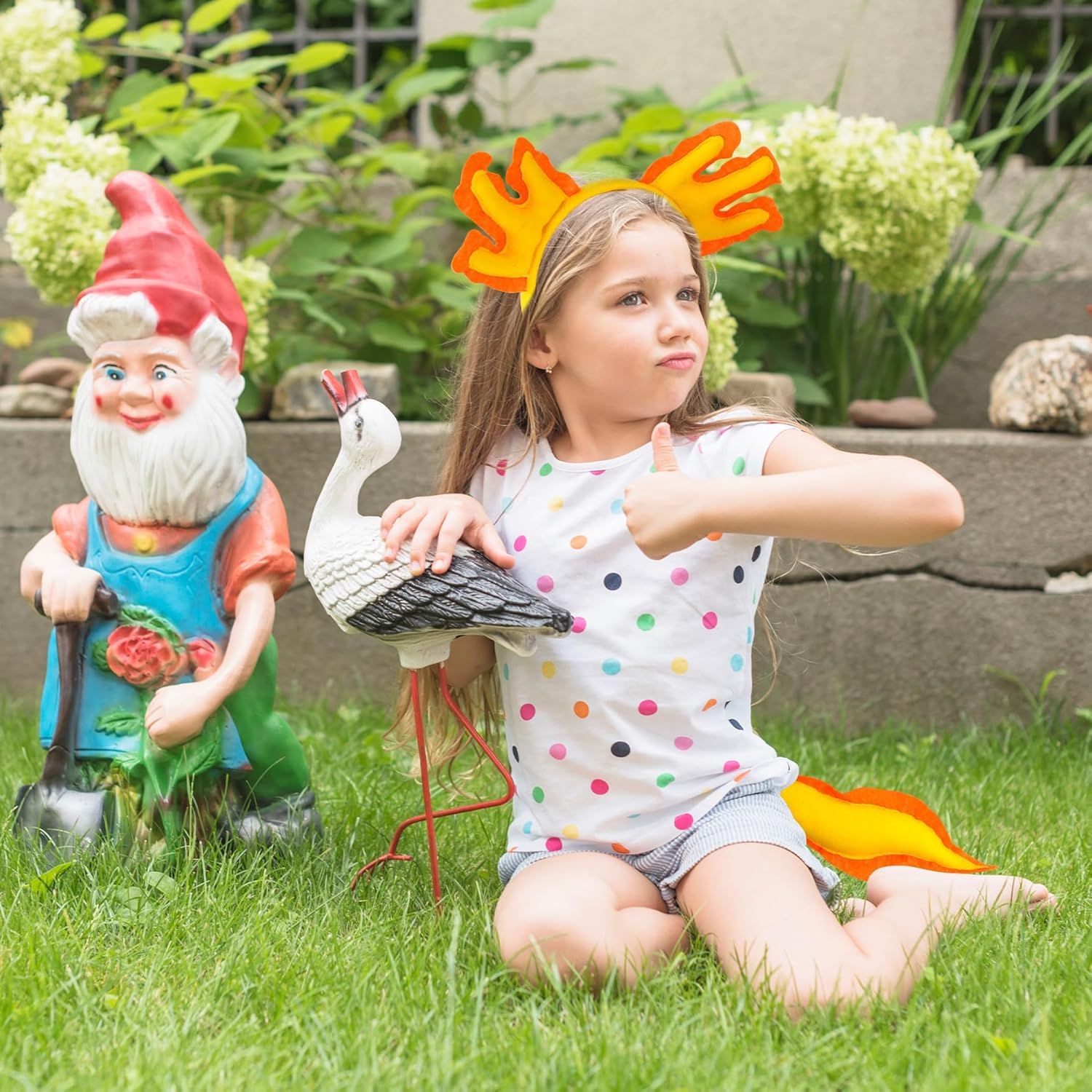 Axolotl Plush, Axolotl Stuffed Toys for Girls, Kids Animal Costume Dress up Birthday Gifts Halloween Party Favors (Yellow) - Green image number 5