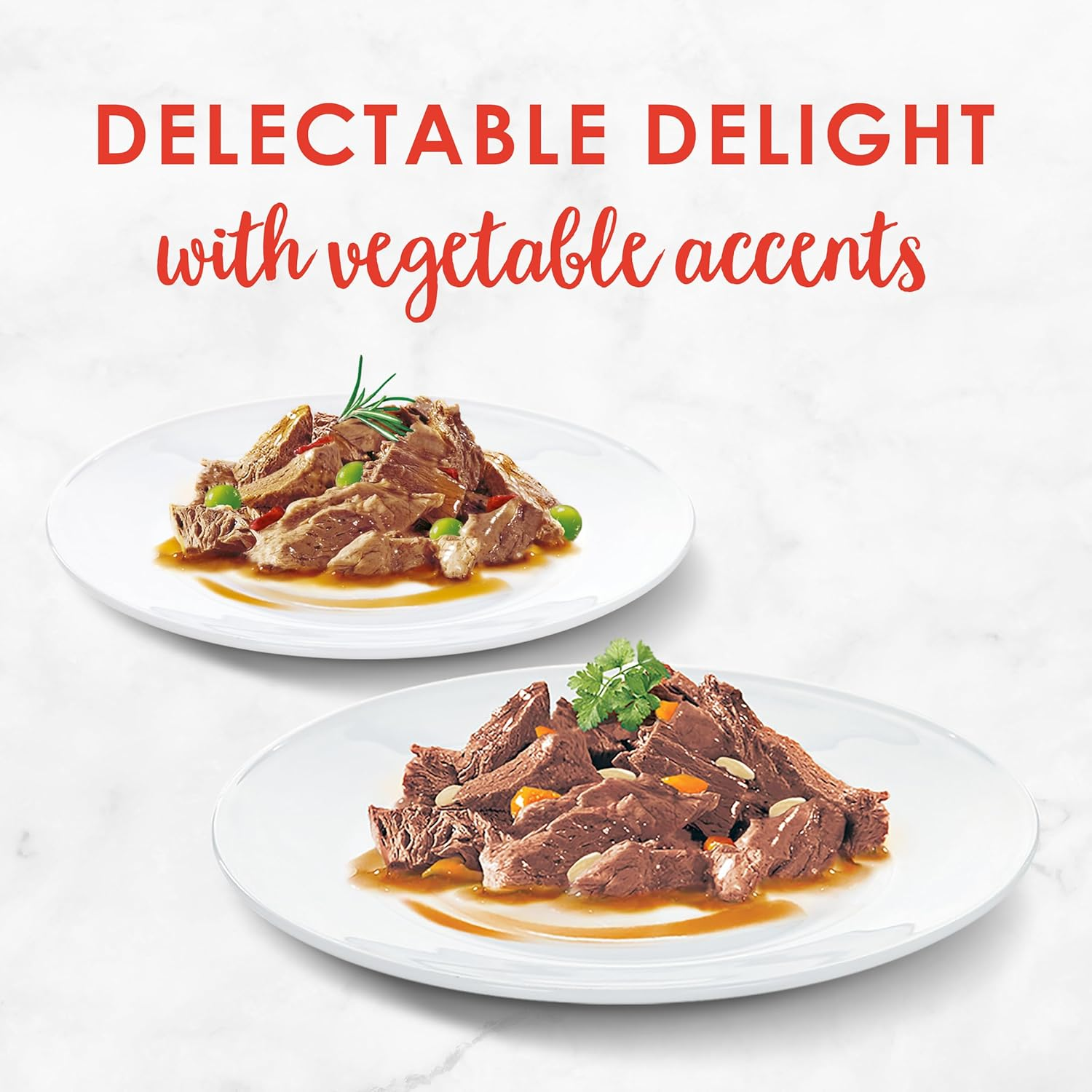 FANCY FEAST Inspirations Adult Wet Cat Food Lamb in Gravy and Beef in Gravy 24X70G