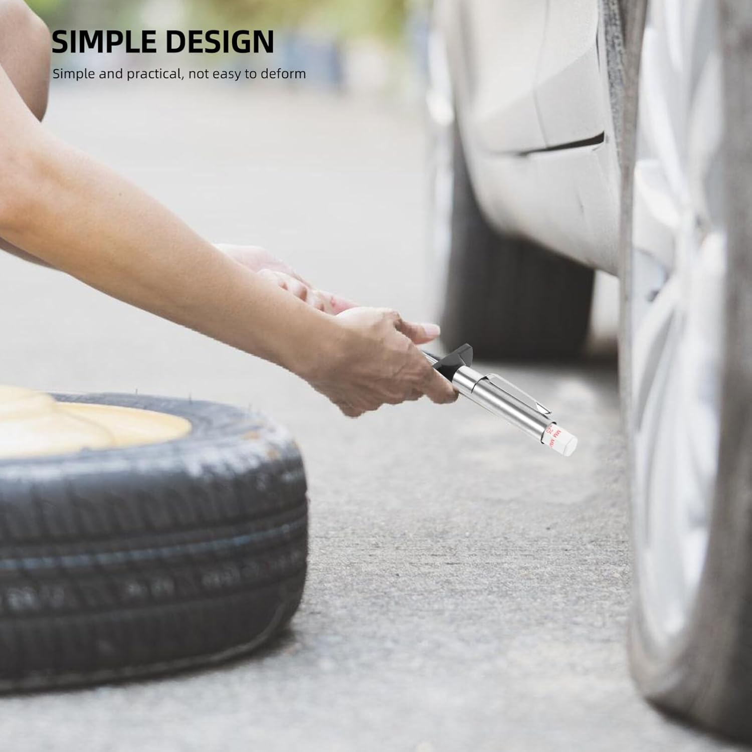 Gatuida Digital Tread Depth Gauge 0-25Mm Accuracy Automotive Tire Depth Tool Easy to Use for Mechanics Enthusiasts image number 6