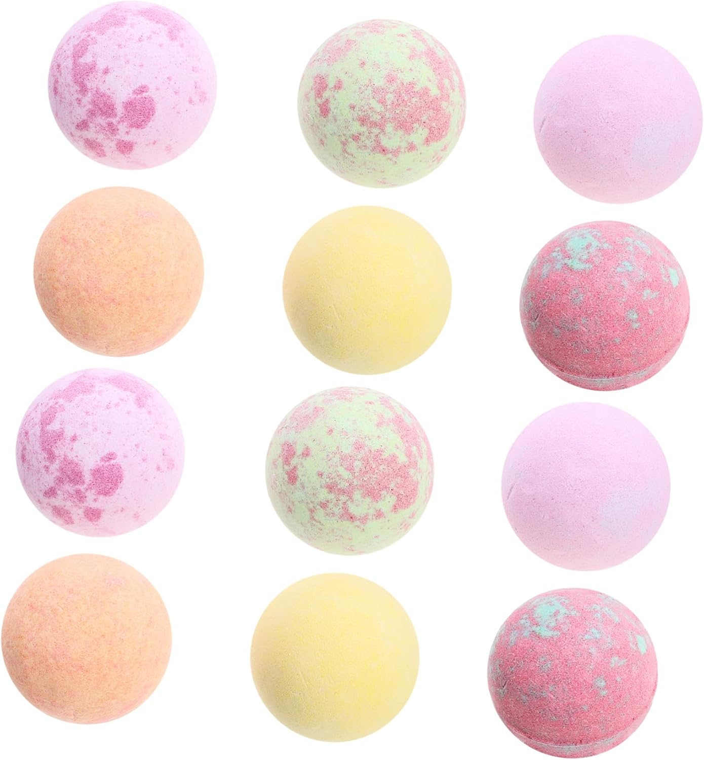 Healvian 12Pcs Spa Bath Balls Women Choice for Smooth Glowing Skin Fresh Smell for Home Travel image number 2