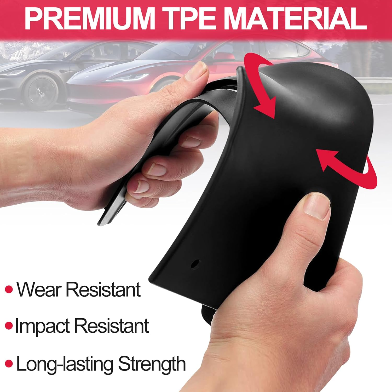 4Pcs Mud Flaps Set for Tesla Model 3 Highland 2024 2025, Splash Guards Mudguard Fender for Model 3 Highland, No Drilling Required Car Fender Kits, Mudflaps Exterior Accessories