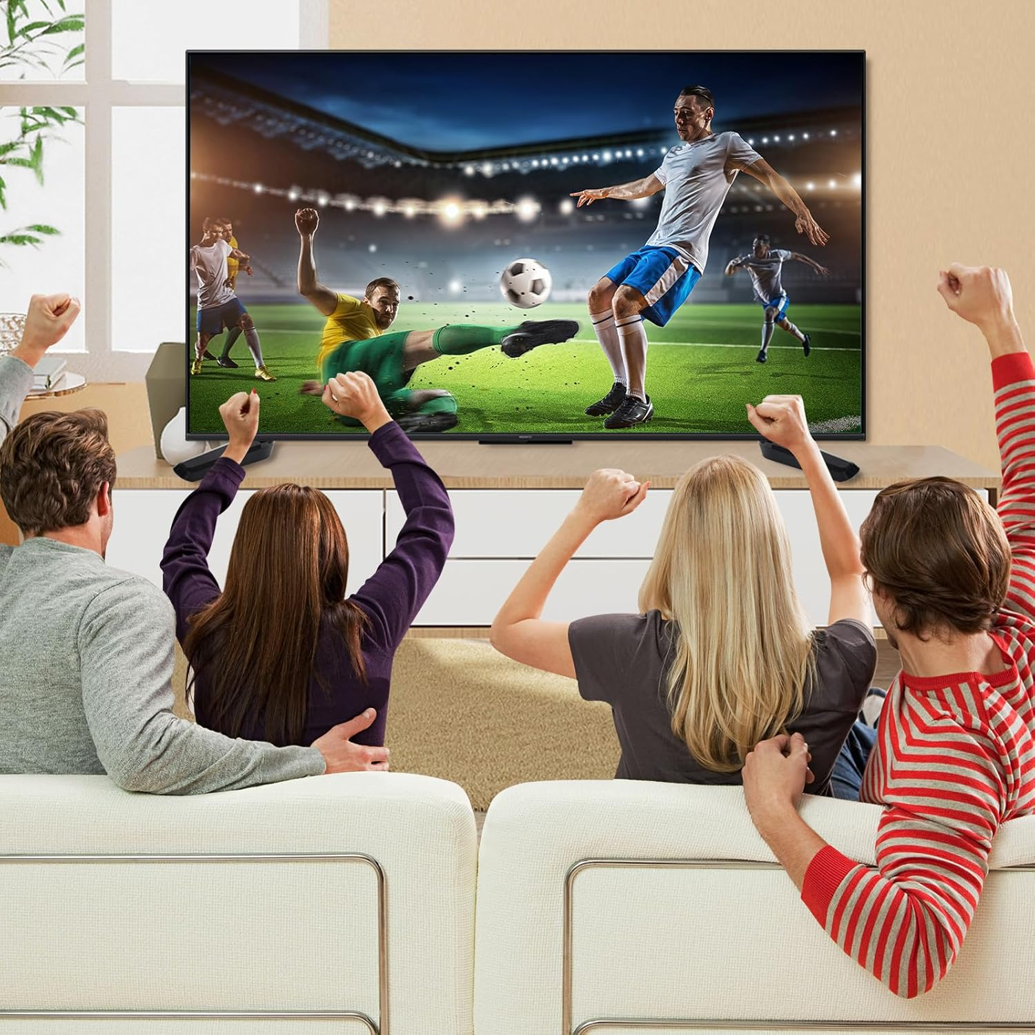 Universal TV Base Stand Compatible with Most 32-55 Inch TCL Roku Smart Tvs, Black Stand Legs with Screws, Easy to Install Replacement image number 2