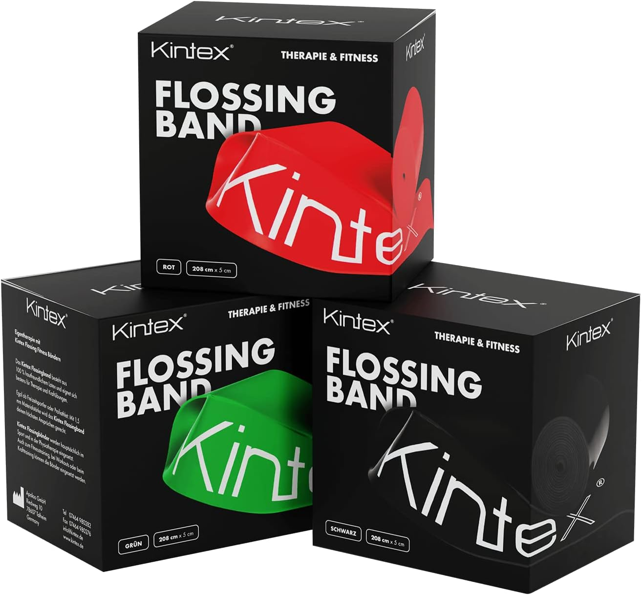 Kintex Flossing Band Voodoo 208Cm X 5Cm Compression Band Therapy Agility Rehab Flossing Floss Band Training Regeneration