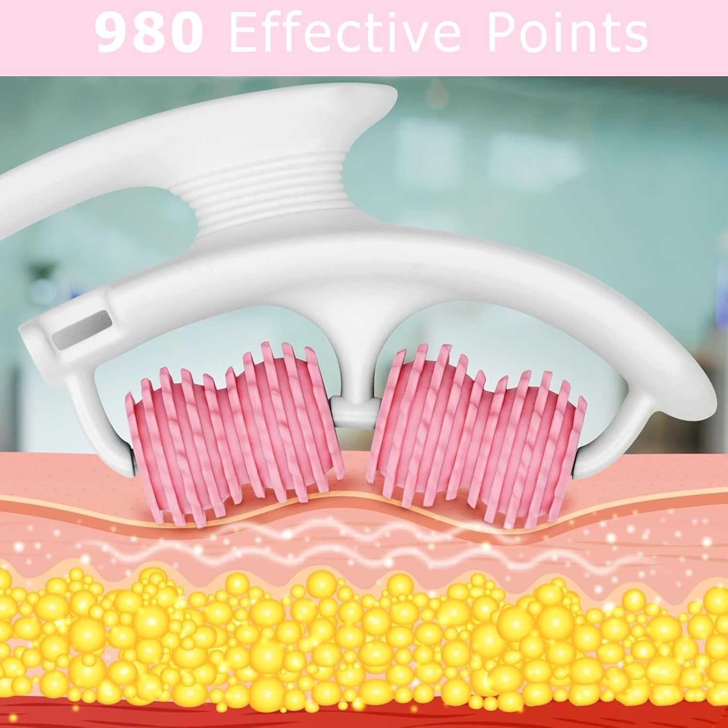 Anti Cellulite Massager Roller Machine, Lymphatic Drainage Massager for Thighs, Legs & Buttocks, Leg Roller Fascia Massage Tool for Lymphatic Drainage & Deep Tissue Therapy, Muscle Relaxation image number 2