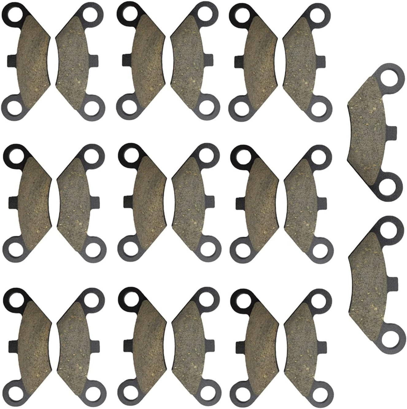 Motorcycle for CFMOTO for CF Moto CF500 500CC CF188 CF600 600CC CF196 X5 X6 X8 ATV UTV 10 Pcs Front Brake Pads Accessories Braking (Color : 10 PCS)