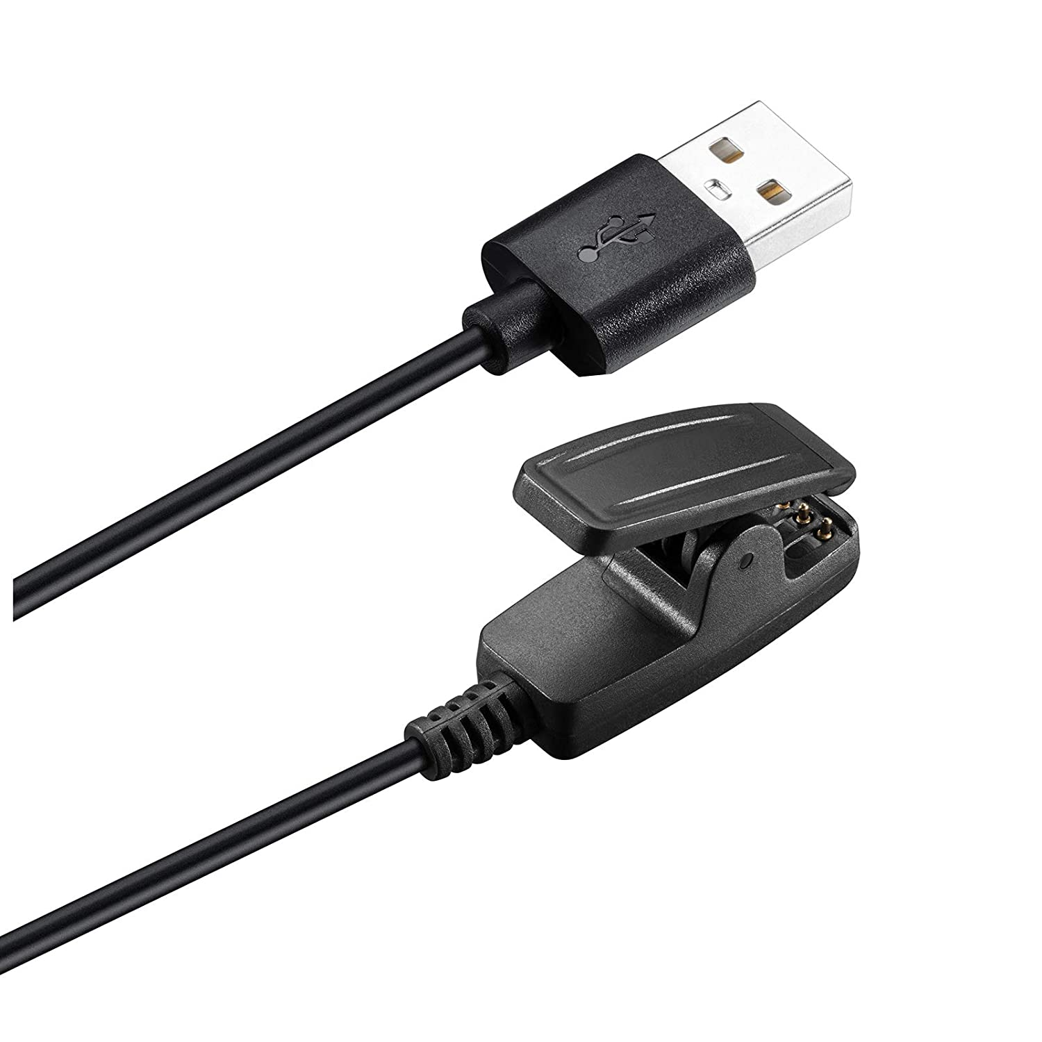 T Tersely 1M/3.3Ft Long Charging Clip Charger Cable for Garmin Lily 1/2, Forerunner 30 35 35J 230 235 630 645 Music 735XT, Approach G10 S20, Vivomove Trend/Hr,Foreathlete 35J Forerunner30 image number 6